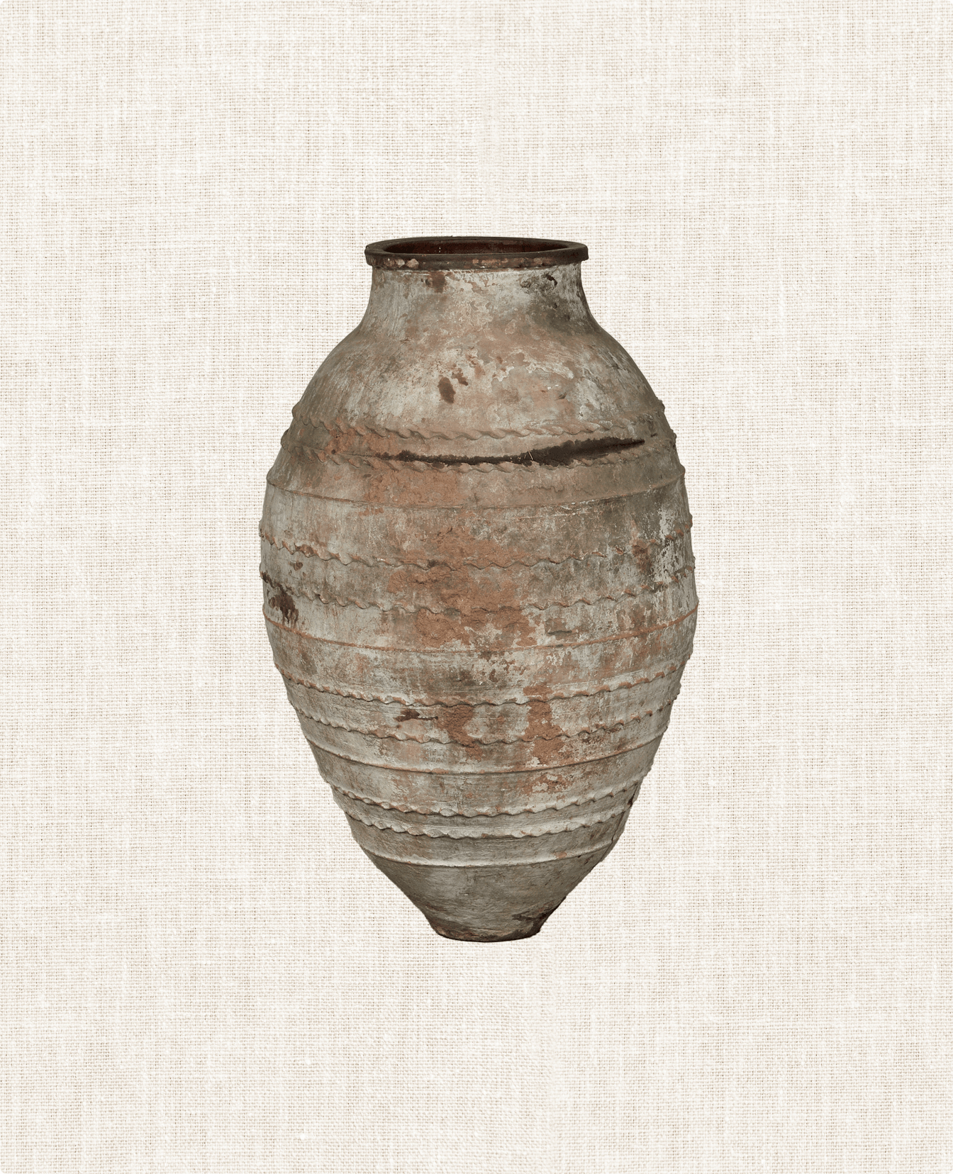 Antique Olive Jar from Turkey made of Clay