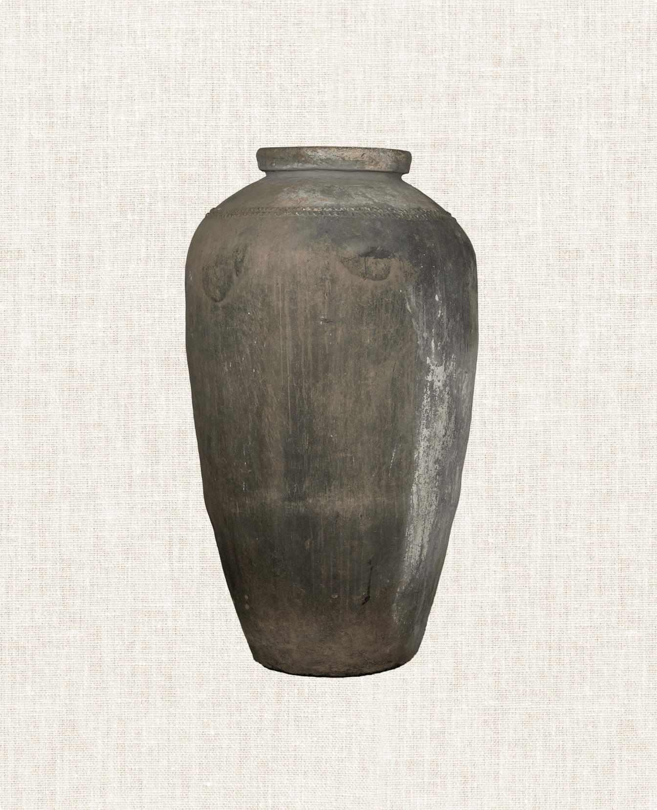 Vintage Grain Pot from India made of Clay