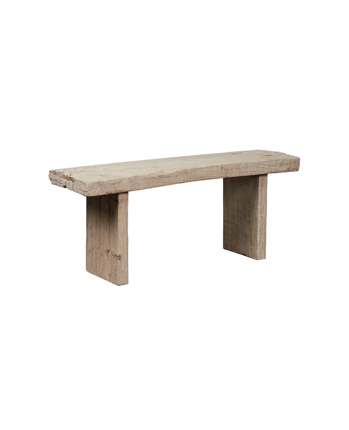Reclaimed Chunky Elm Bench - Bleached from China made of Wood