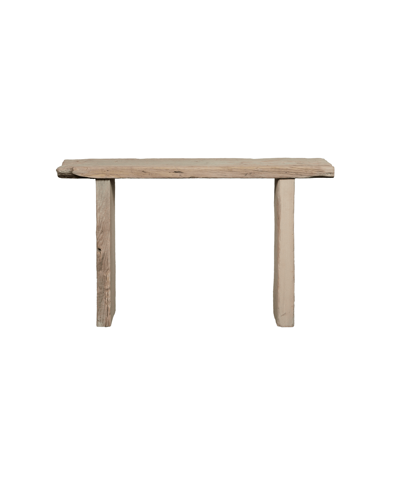 Reclaimed Chunky Elm Console - Bleached from China made of Wood