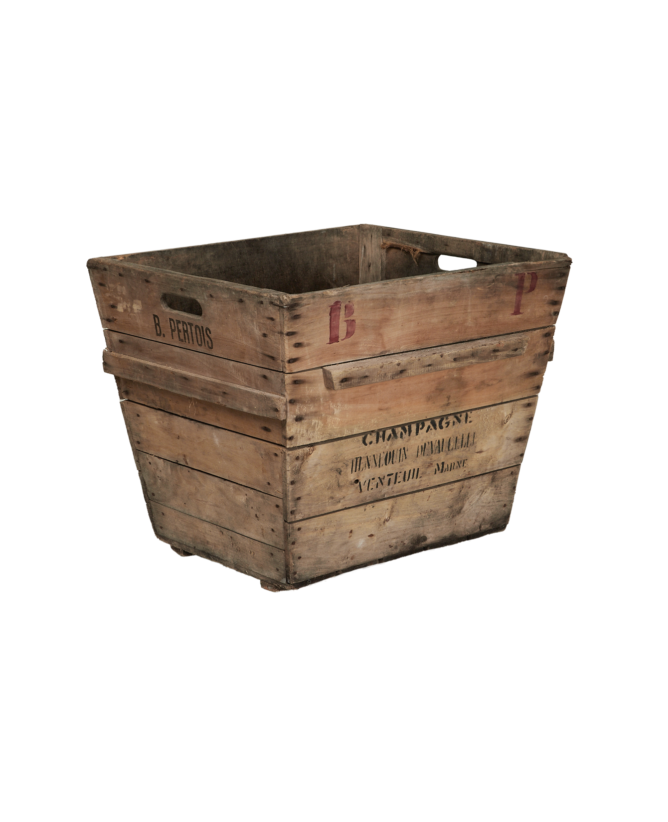 Vintage Champagne Crate from France made of Wood