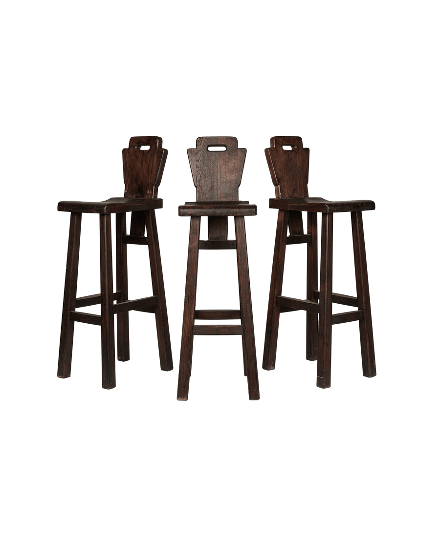 Vintage Bar Stool from Denmark made of Wood