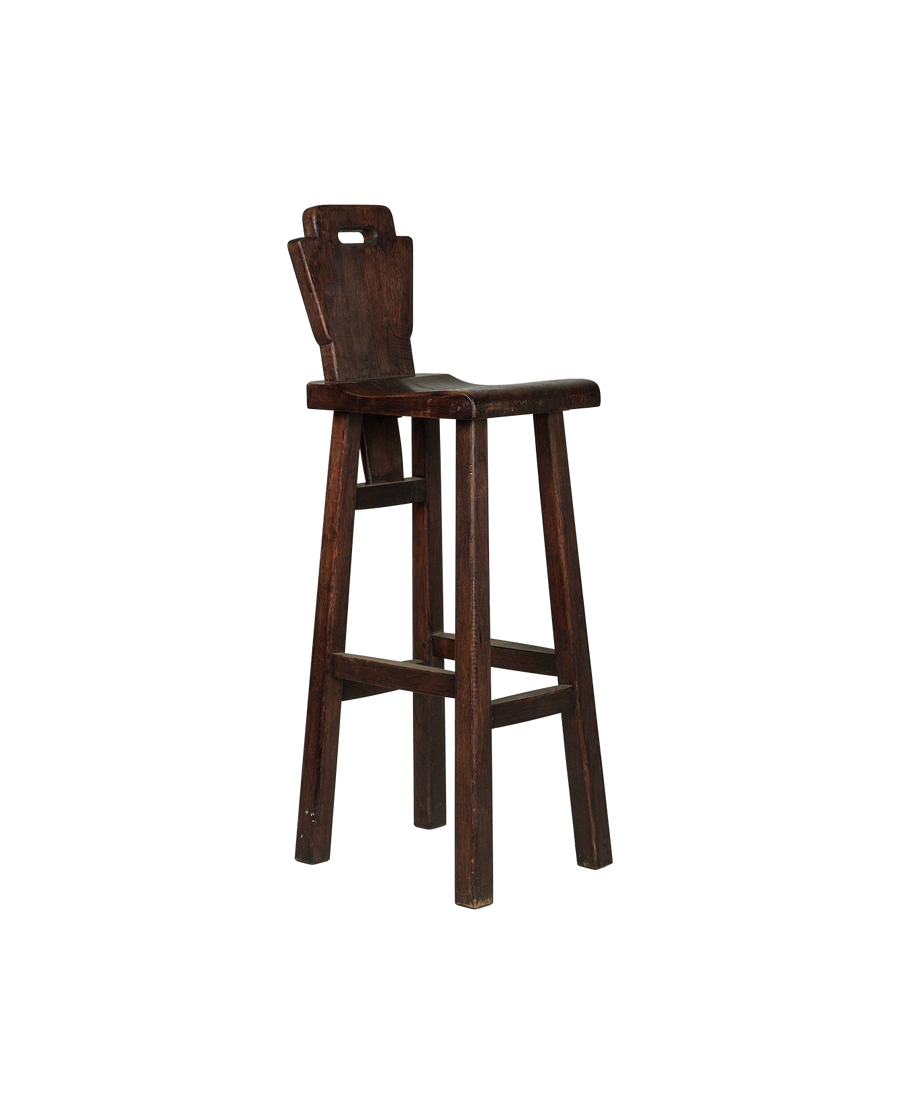 Vintage Bar Stool from Denmark made of Wood