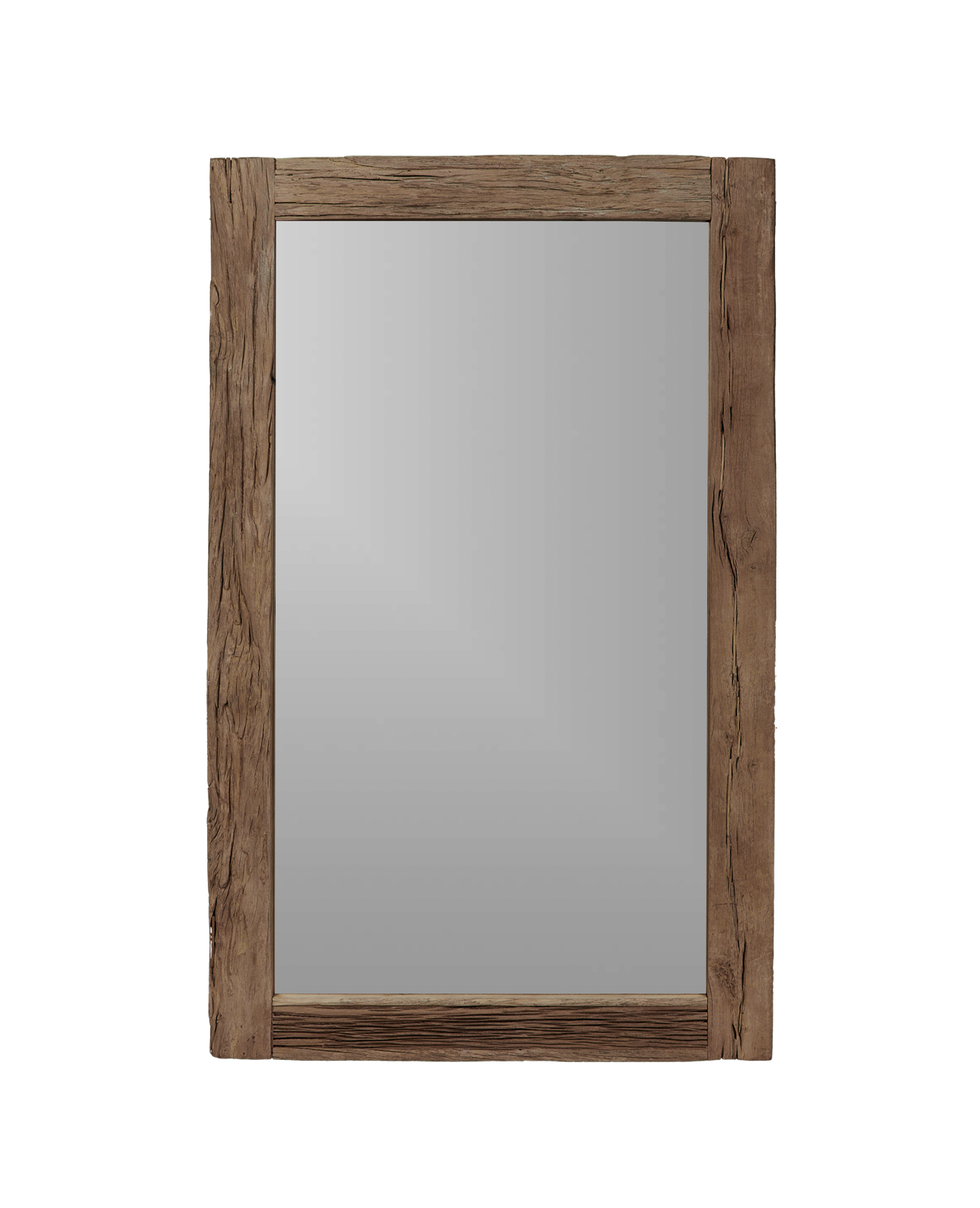 Reclaimed Acacia Mirror - Bleached from India made of Wood