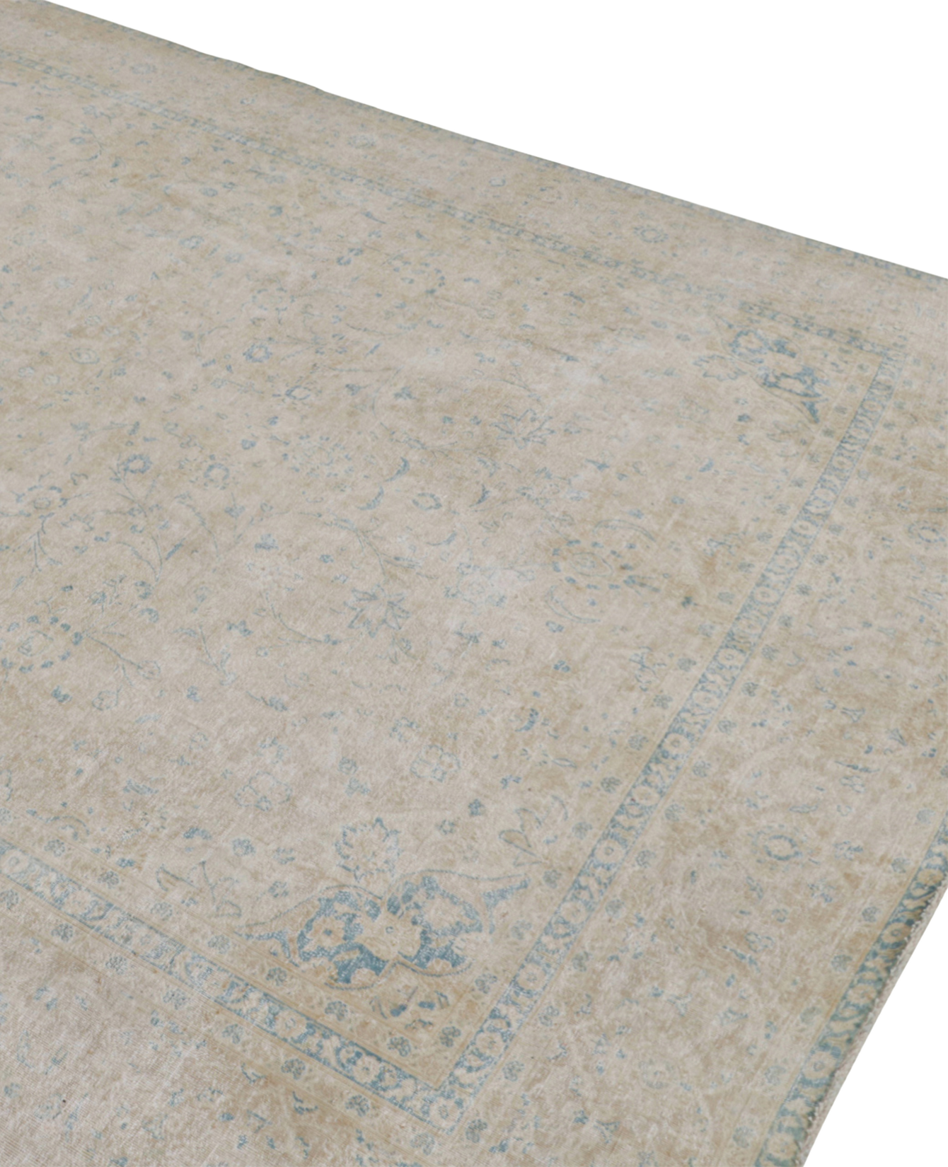 Persian Rug - Beige-Blue Floral
