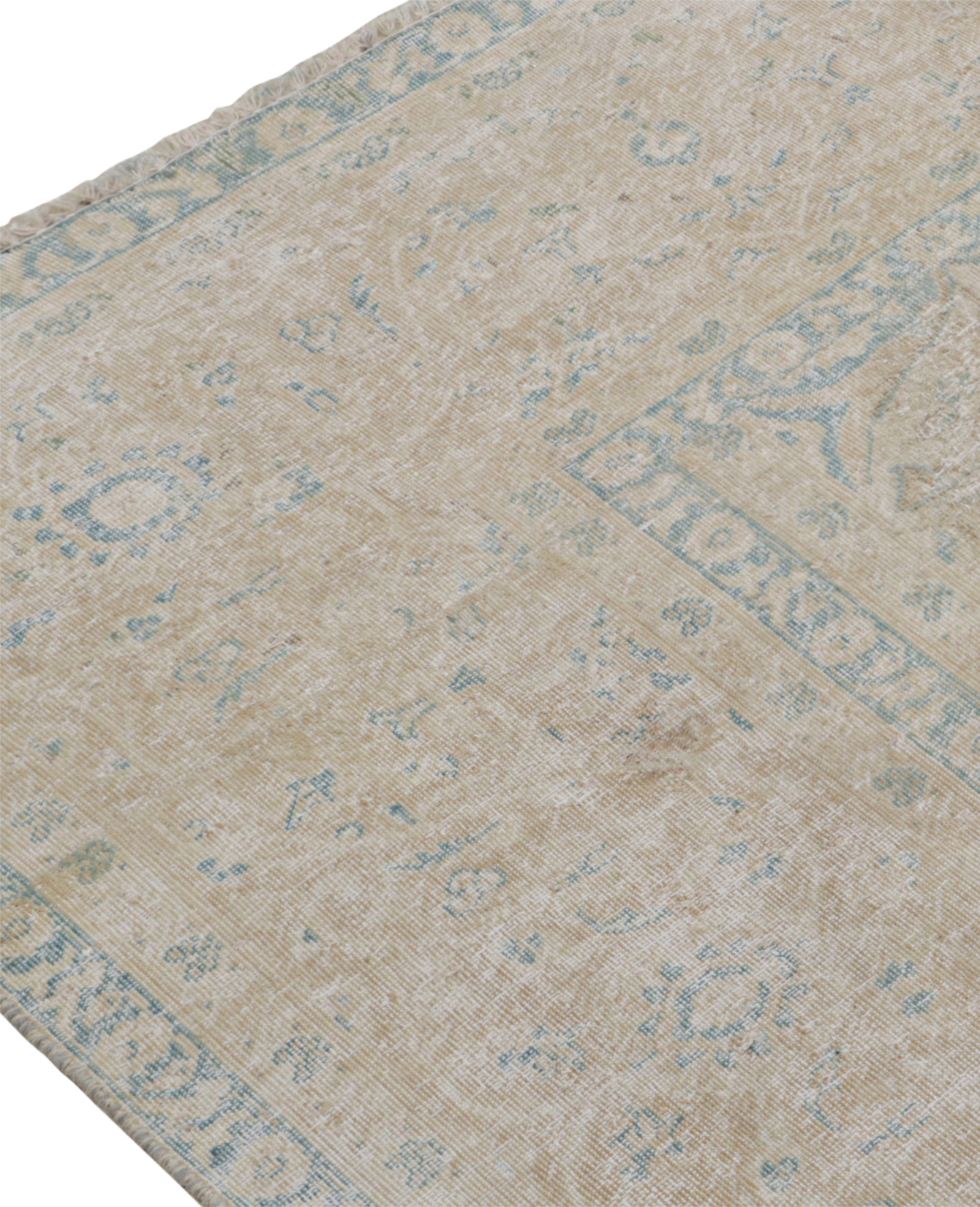 Persian Rug - Beige-Blue Floral