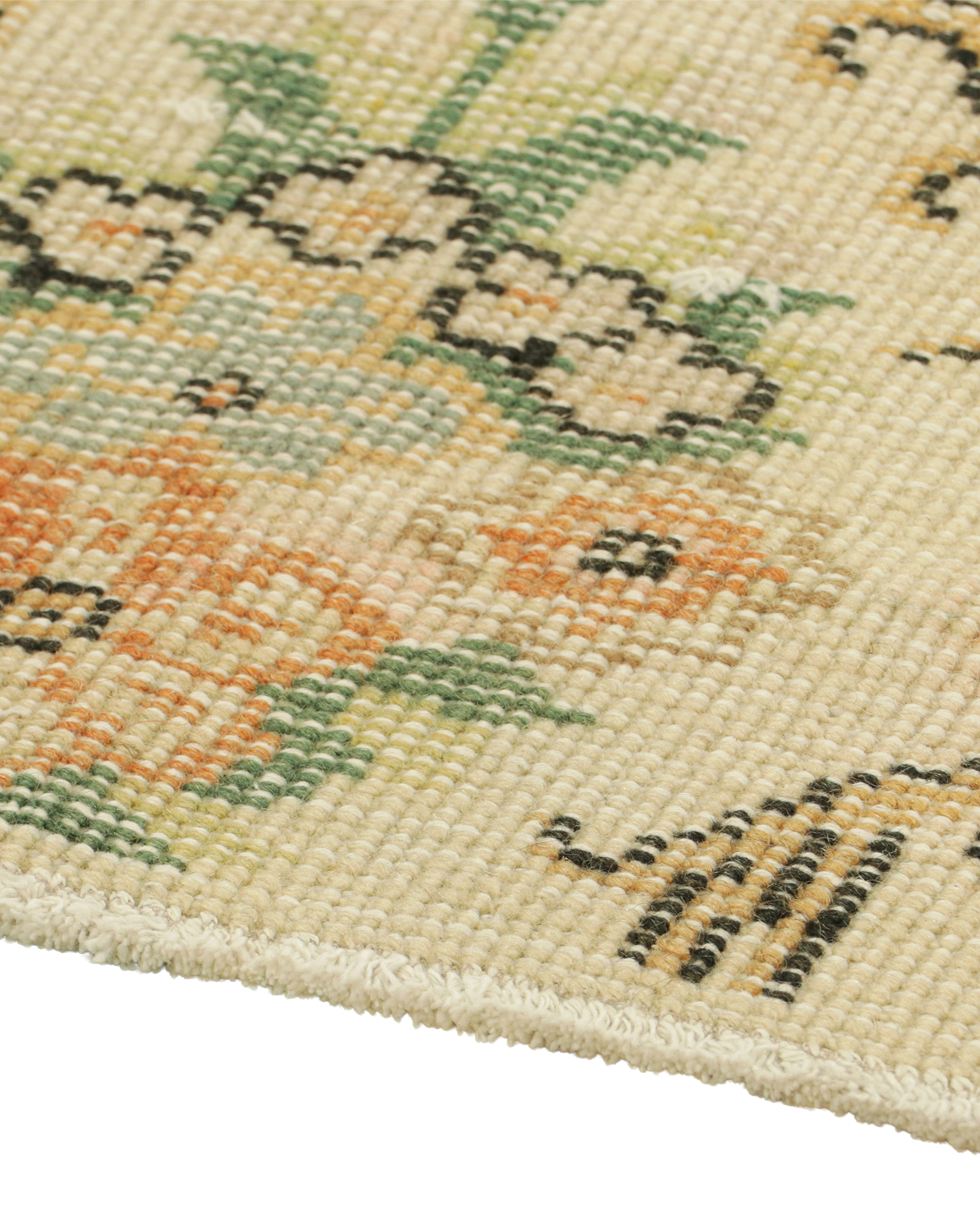 Zeki Müren Rug - Golden-Beige Floral