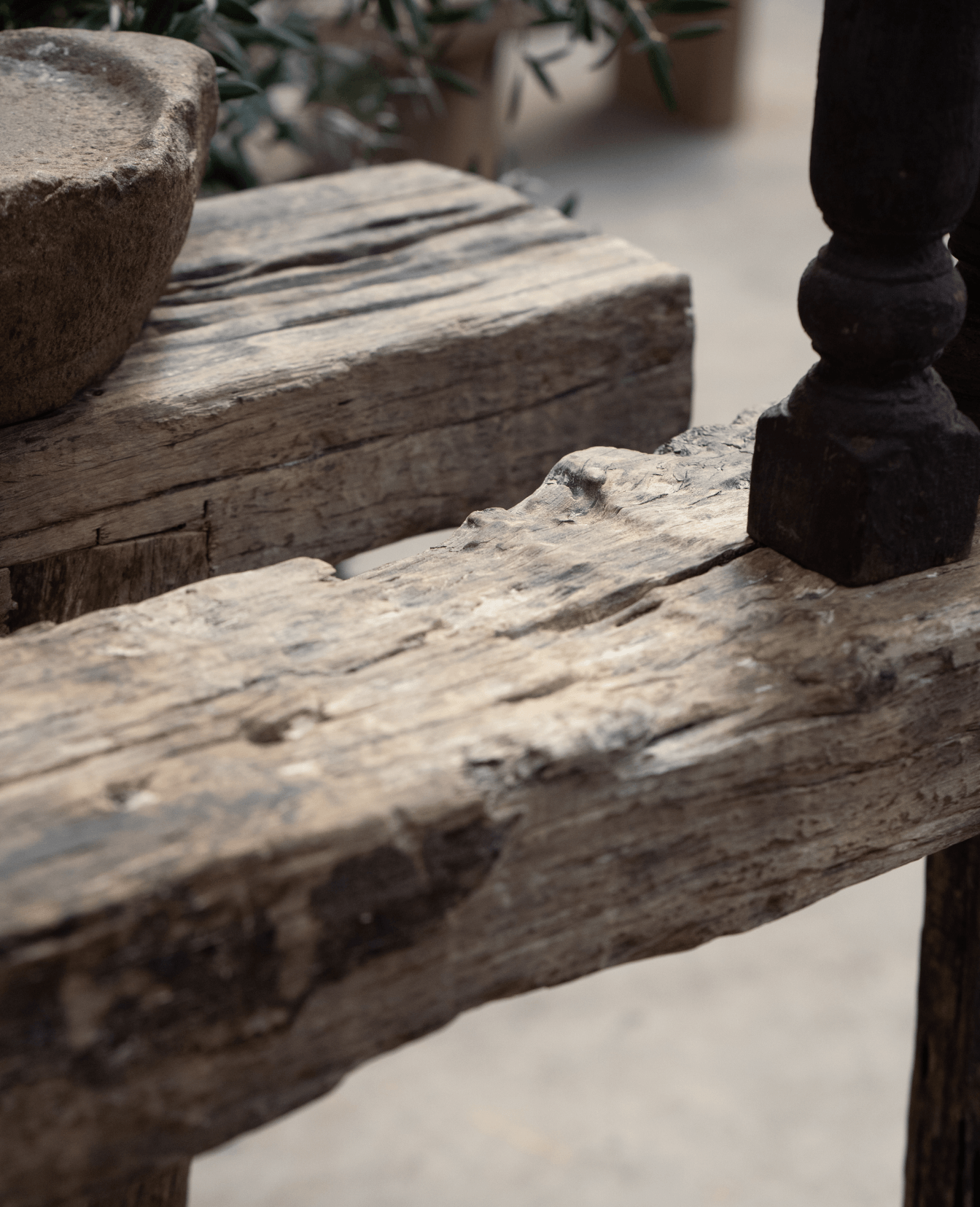 Designed Acacia Wood Console from India made of Wood