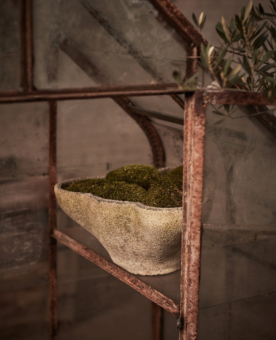 Antique Cement Mickey Ears from France made of Cement