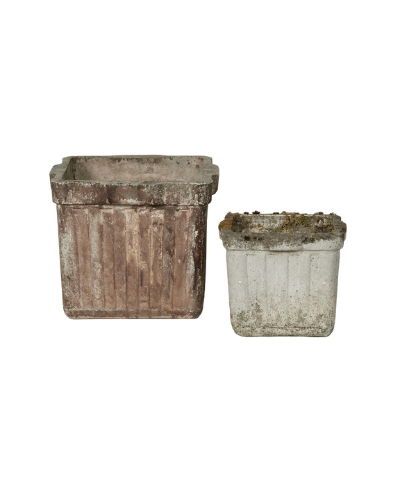 Willy Guhl Planter - Square Ribbed
