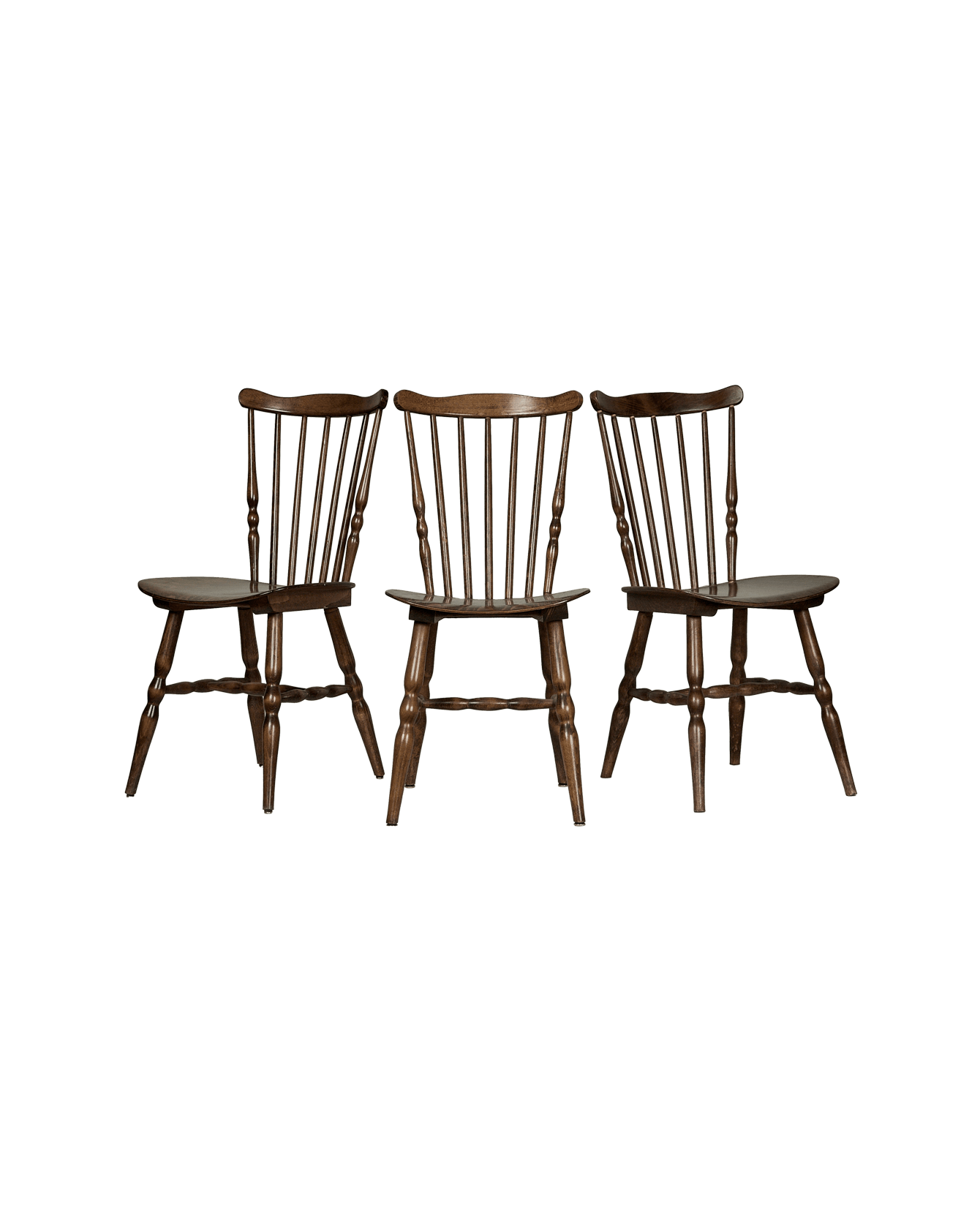 Vintage Baumann Chair - Spindle from Switzerland made of Wood