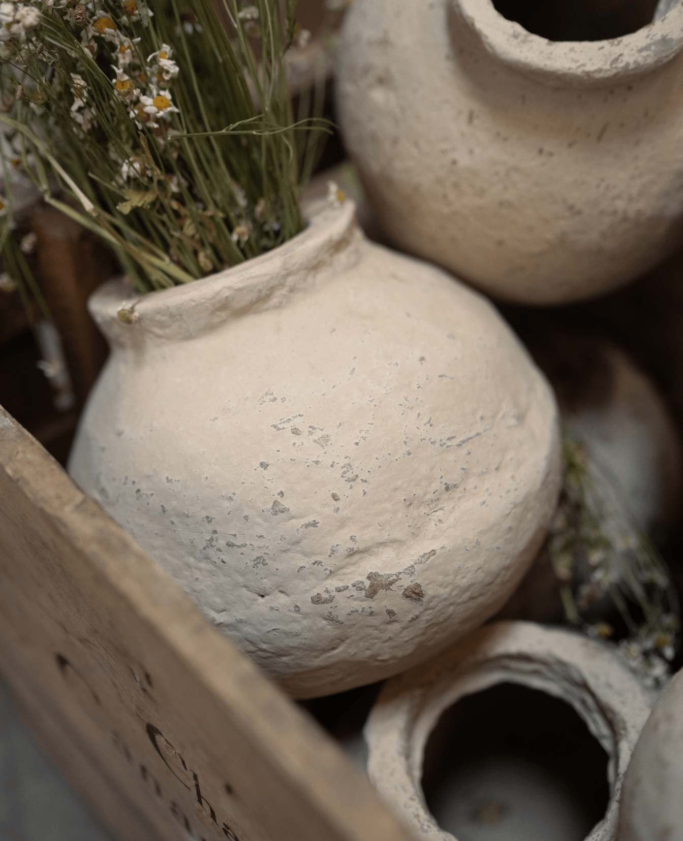 Designed Paper Mache Vessel from India made of Paper Mache