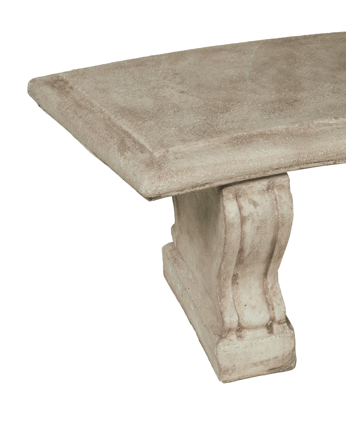 Reproduction Cast Demi Bench from Domestic made of Cement
