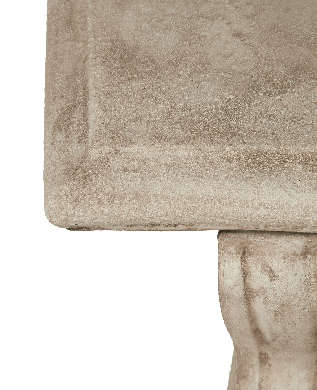 Reproduction Cast Demi Bench from Domestic made of Cement