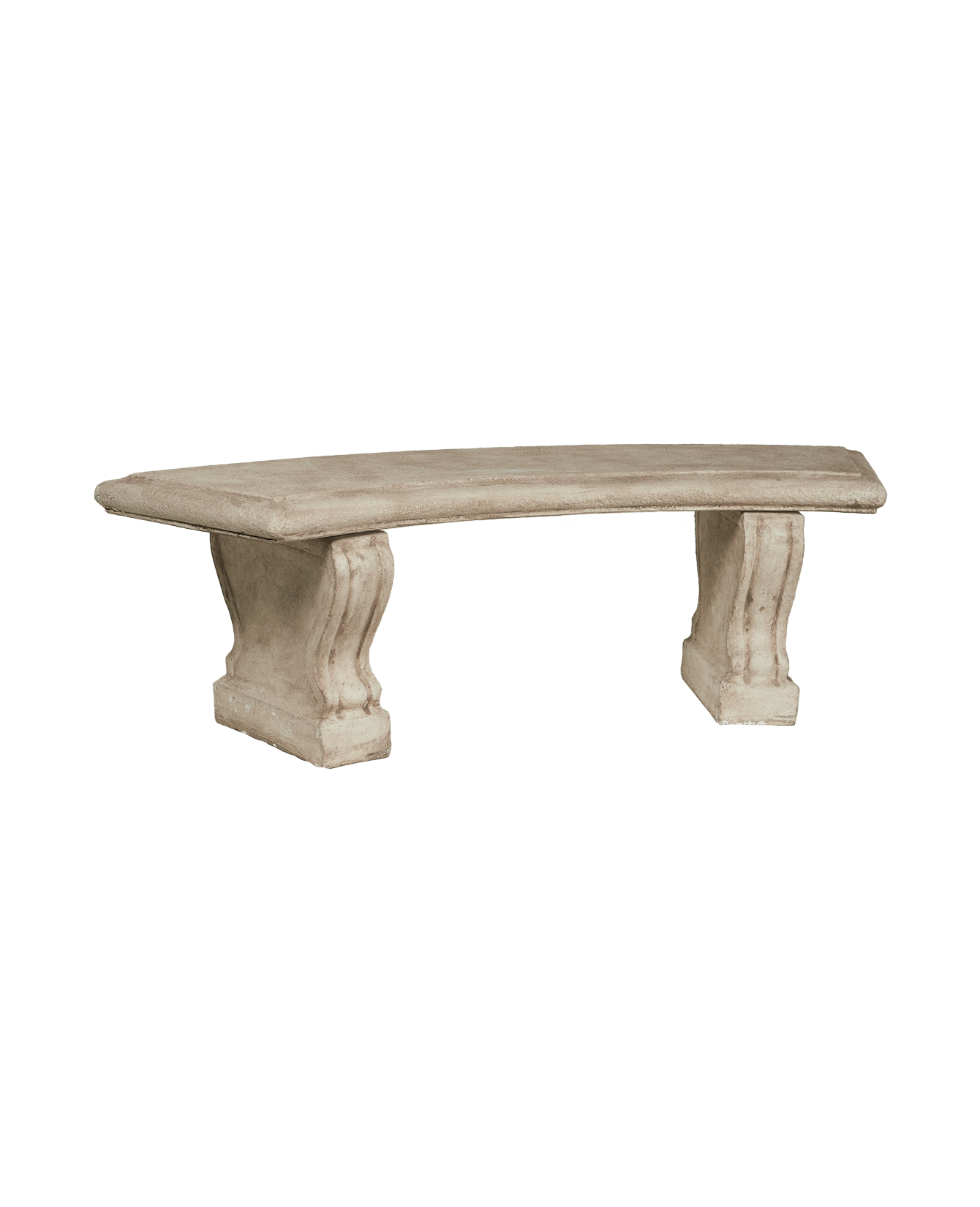 Reproduction Cast Demi Bench from Domestic made of Cement