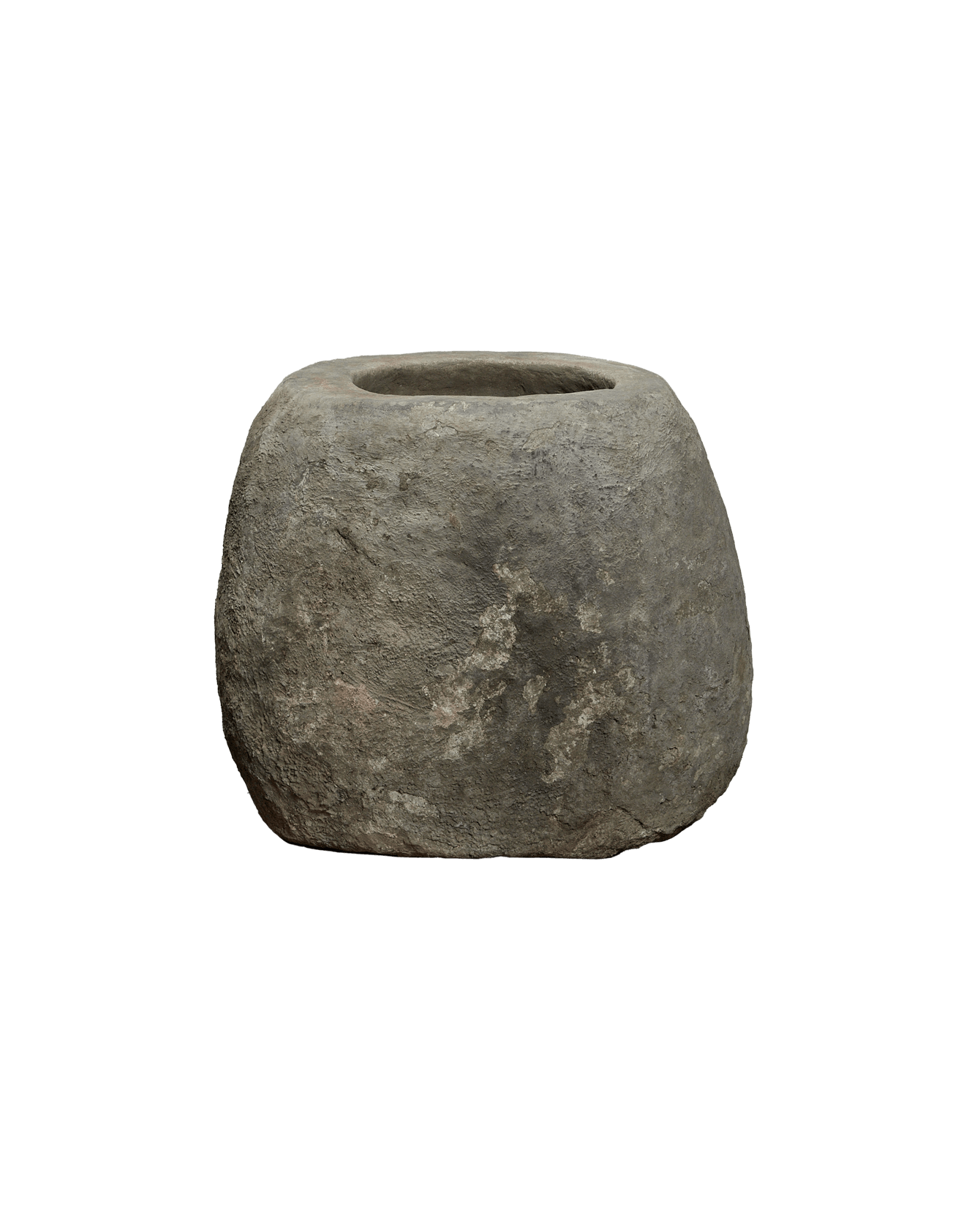 Vintage Limestone Trough - Pot from Indonesia - Planters, Fountains, & Water Features