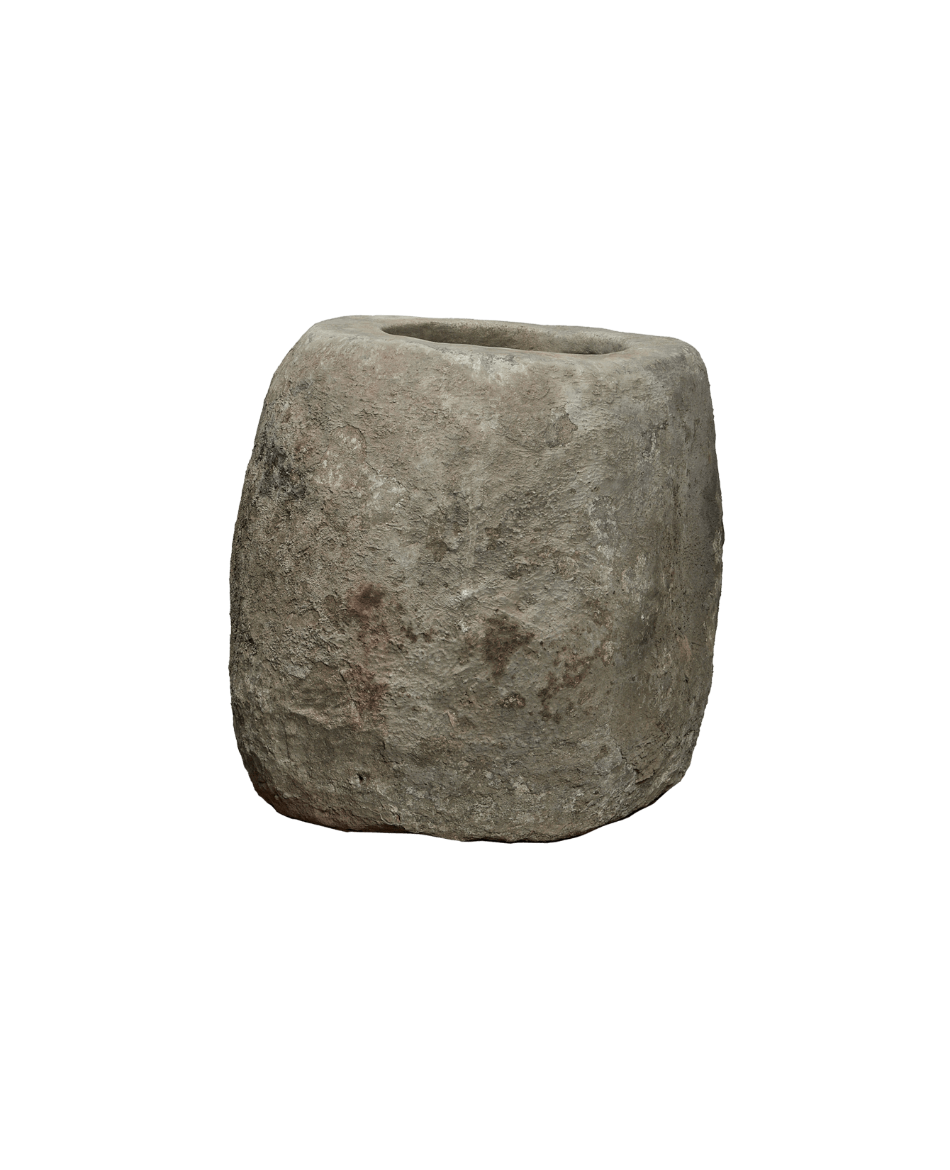 Vintage Limestone Trough - Pot from Indonesia - Planters, Fountains, & Water Features