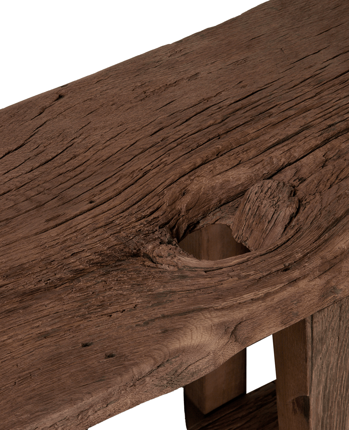 Reclaimed Chestnut Wood Console from Turkey made of Wood