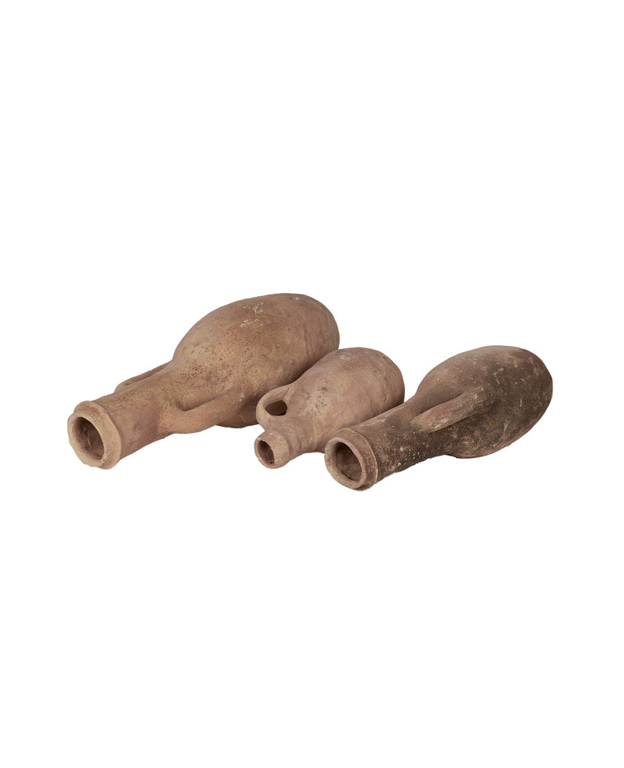 Antique Water Flask from Morocco made of Ceramic