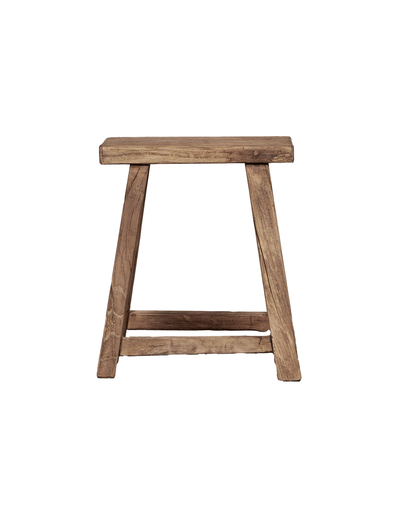 Reclaimed Elm Wood Stool - Natural from China made of Wood