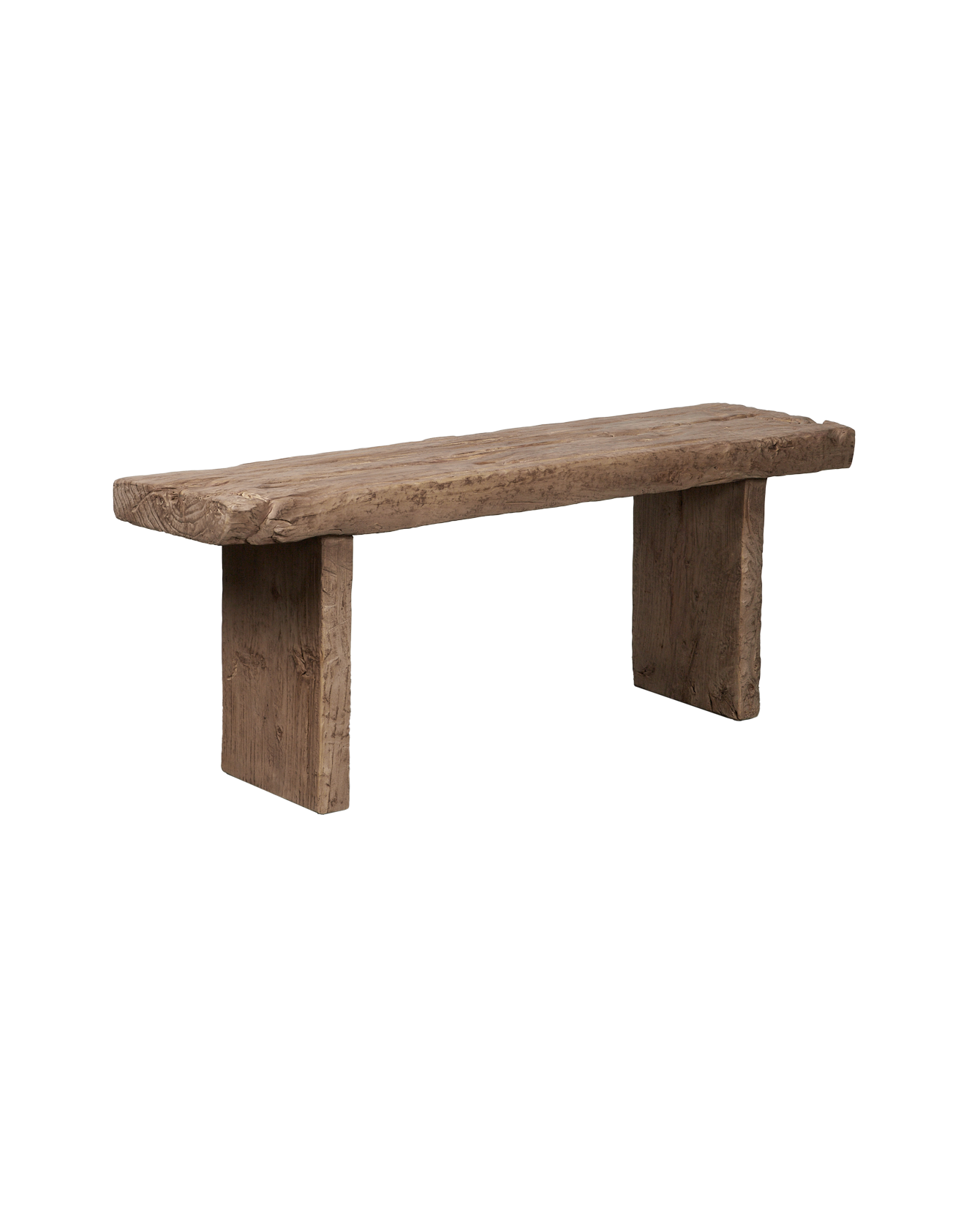 Reclaimed Chunky Elm Bench - Natural from China made of Wood