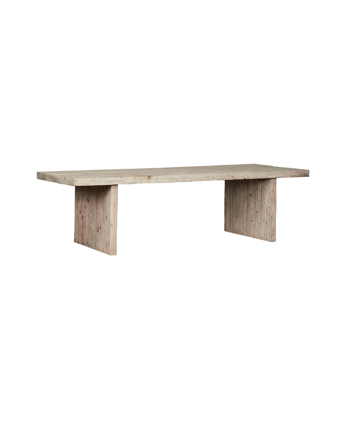 Reclaimed Elm Dining Table - Bleached from China made of Wood