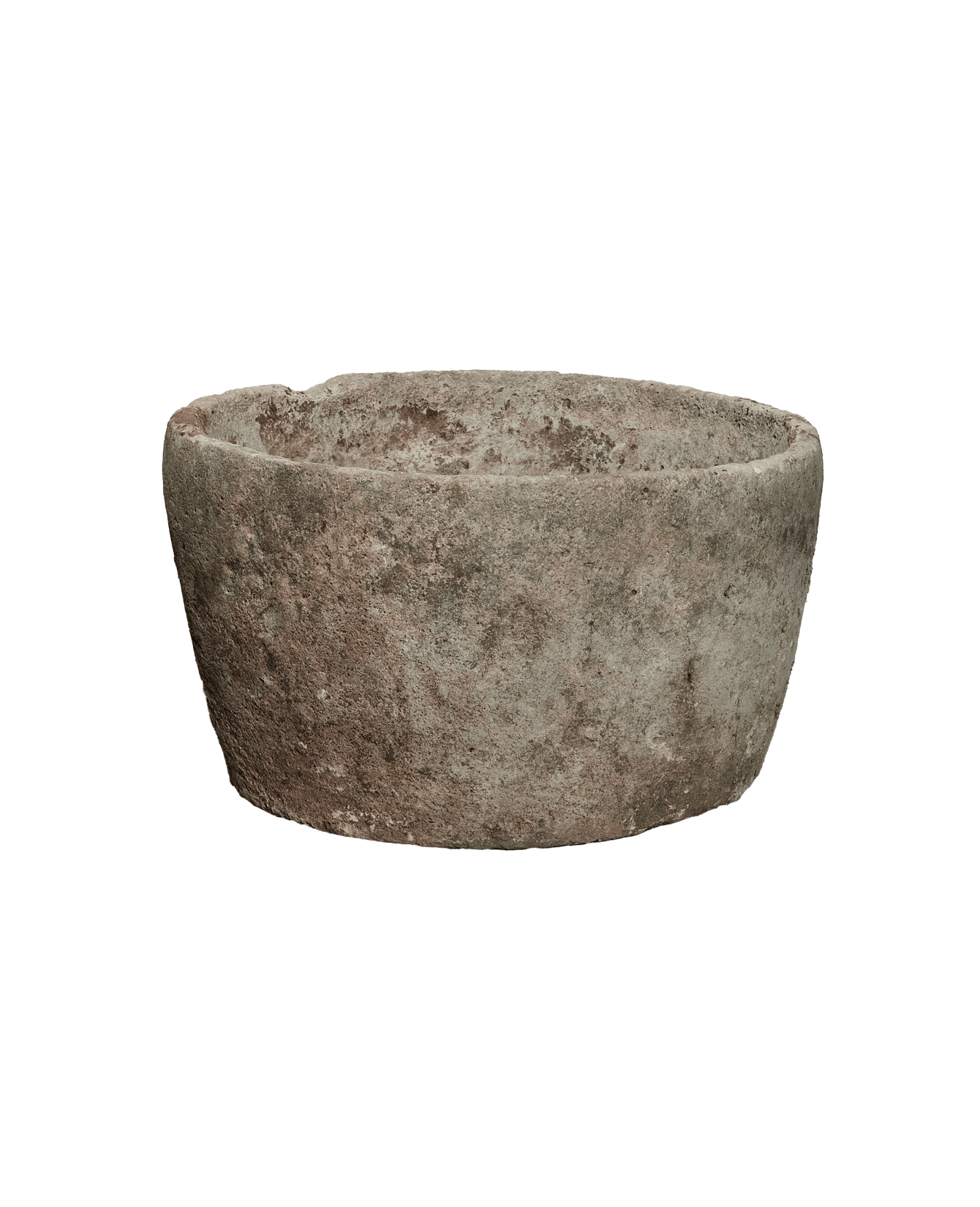 Vintage Limestone Trough - Round from Indonesia - Planters, Fountains, & Water Features