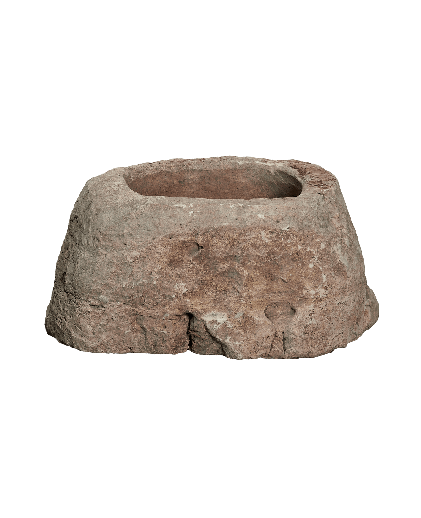 Vintage Limestone Trough - Round from Indonesia - Planters, Fountains, & Water Features