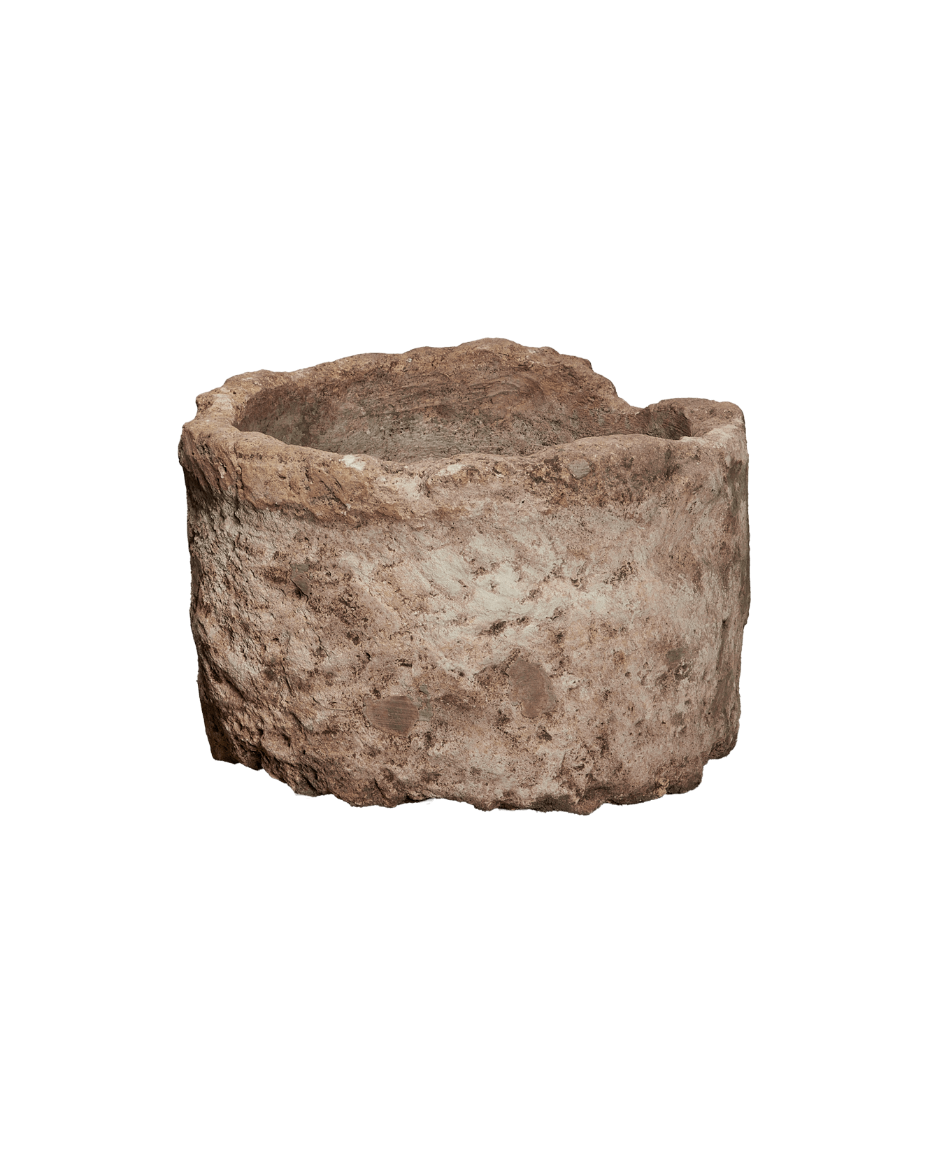 Vintage Limestone Trough - Round from Indonesia - Planters, Fountains, & Water Features