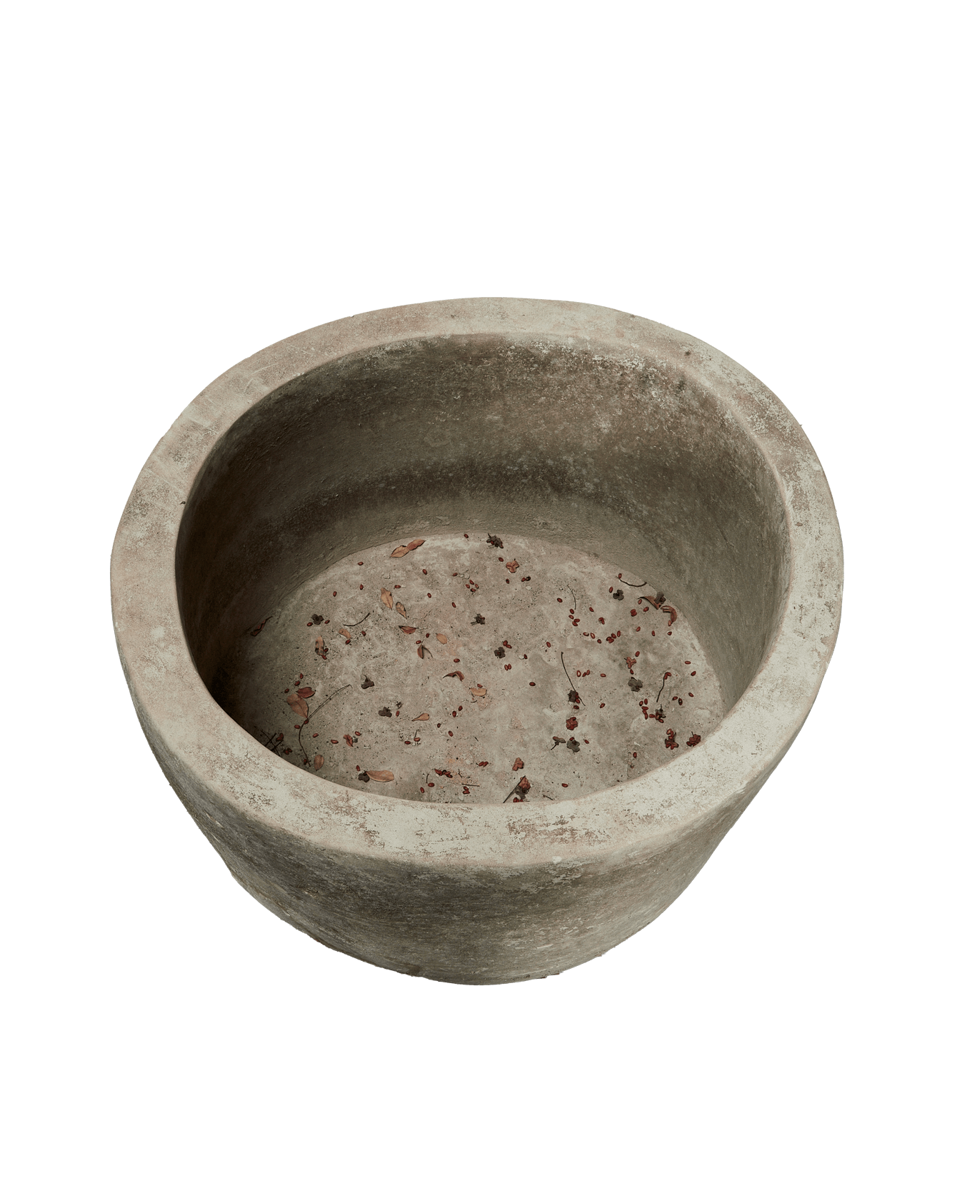 Reproduction Limestone Trough - Round from Indonesia - Planters, Fountains, & Water Features