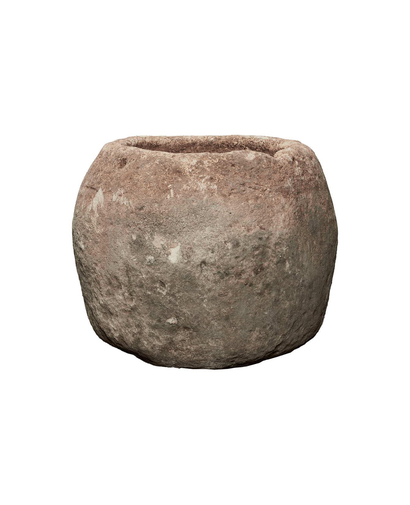 Vintage Limestone Trough - Pot from Indonesia - Planters, Fountains, & Water Features