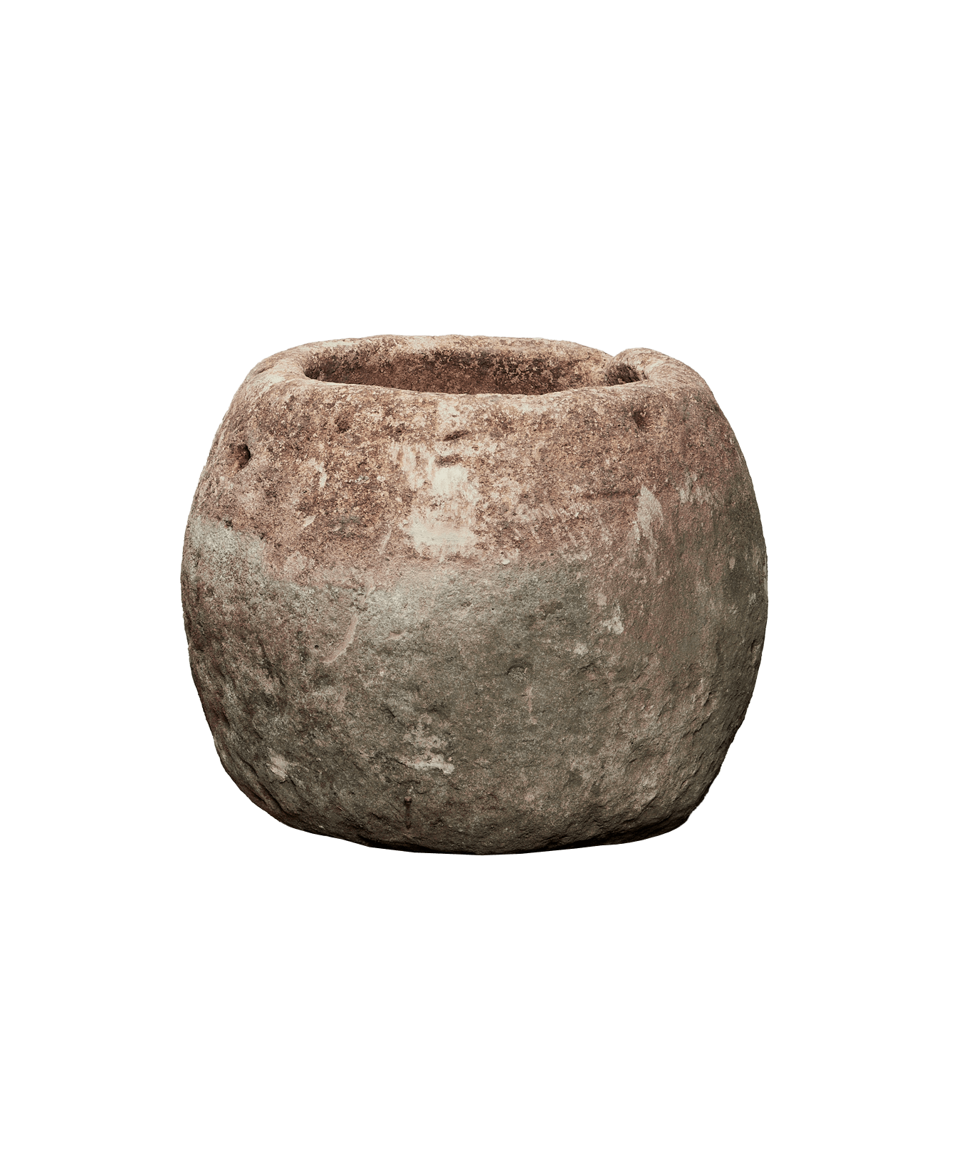 Vintage Limestone Trough - Pot from Indonesia - Planters, Fountains, & Water Features