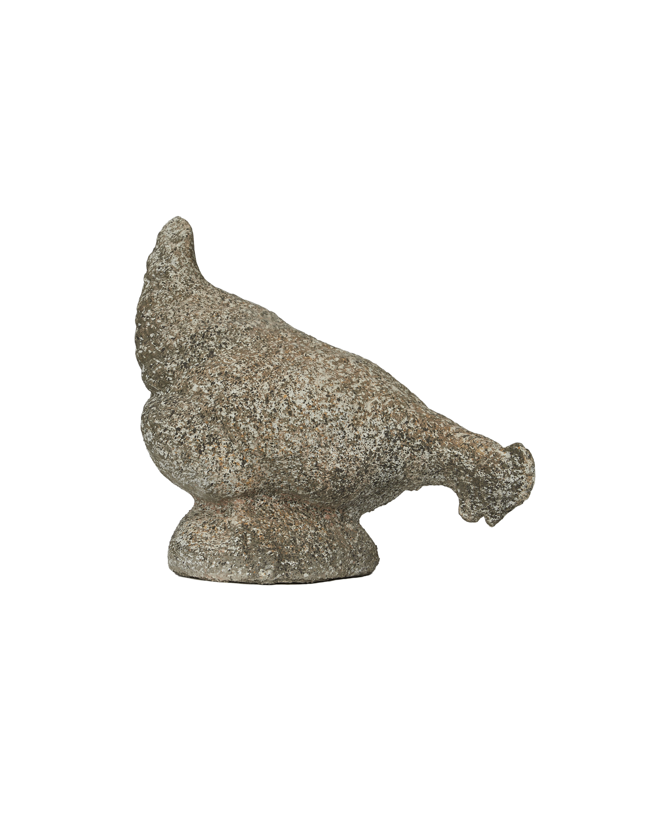 Antique Chicken Statue from France made of Cement