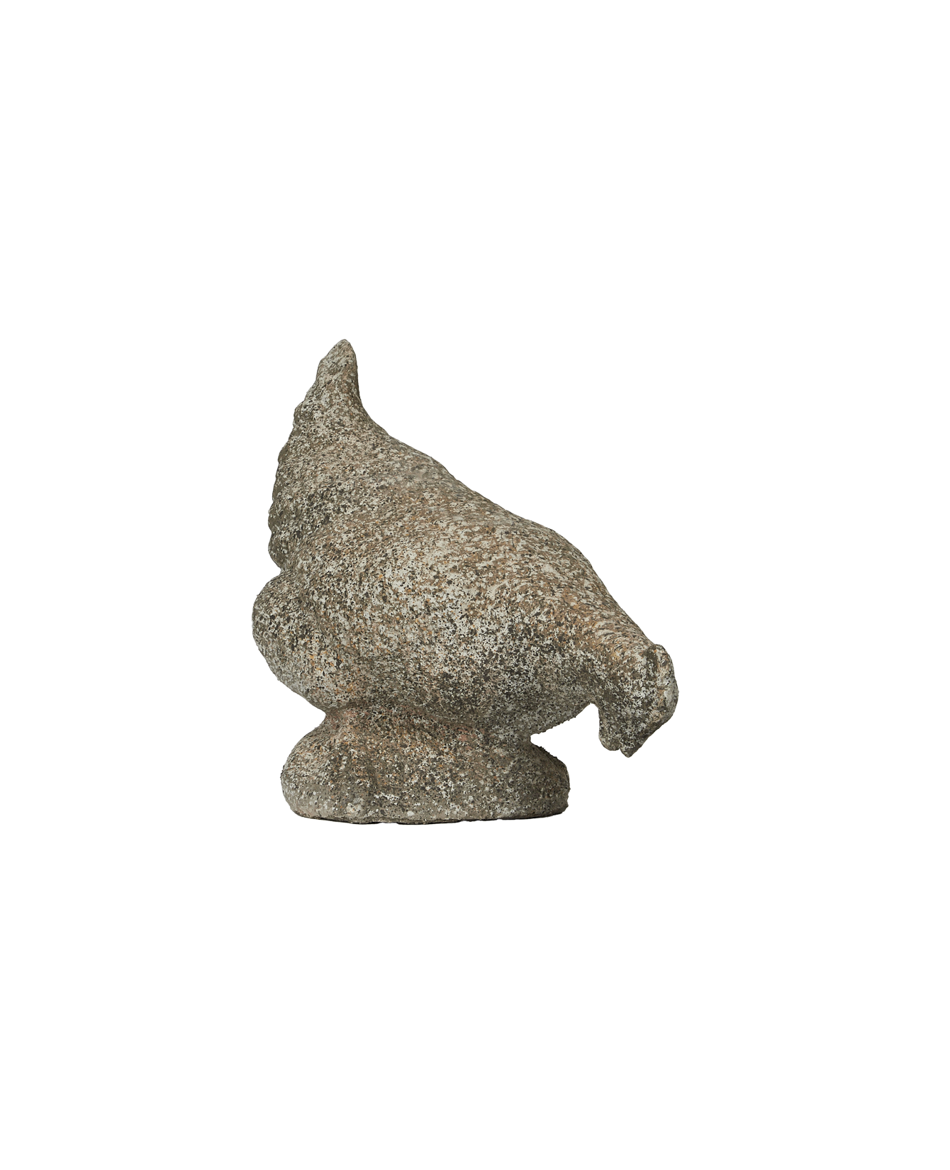 Antique Chicken Statue from France made of Cement