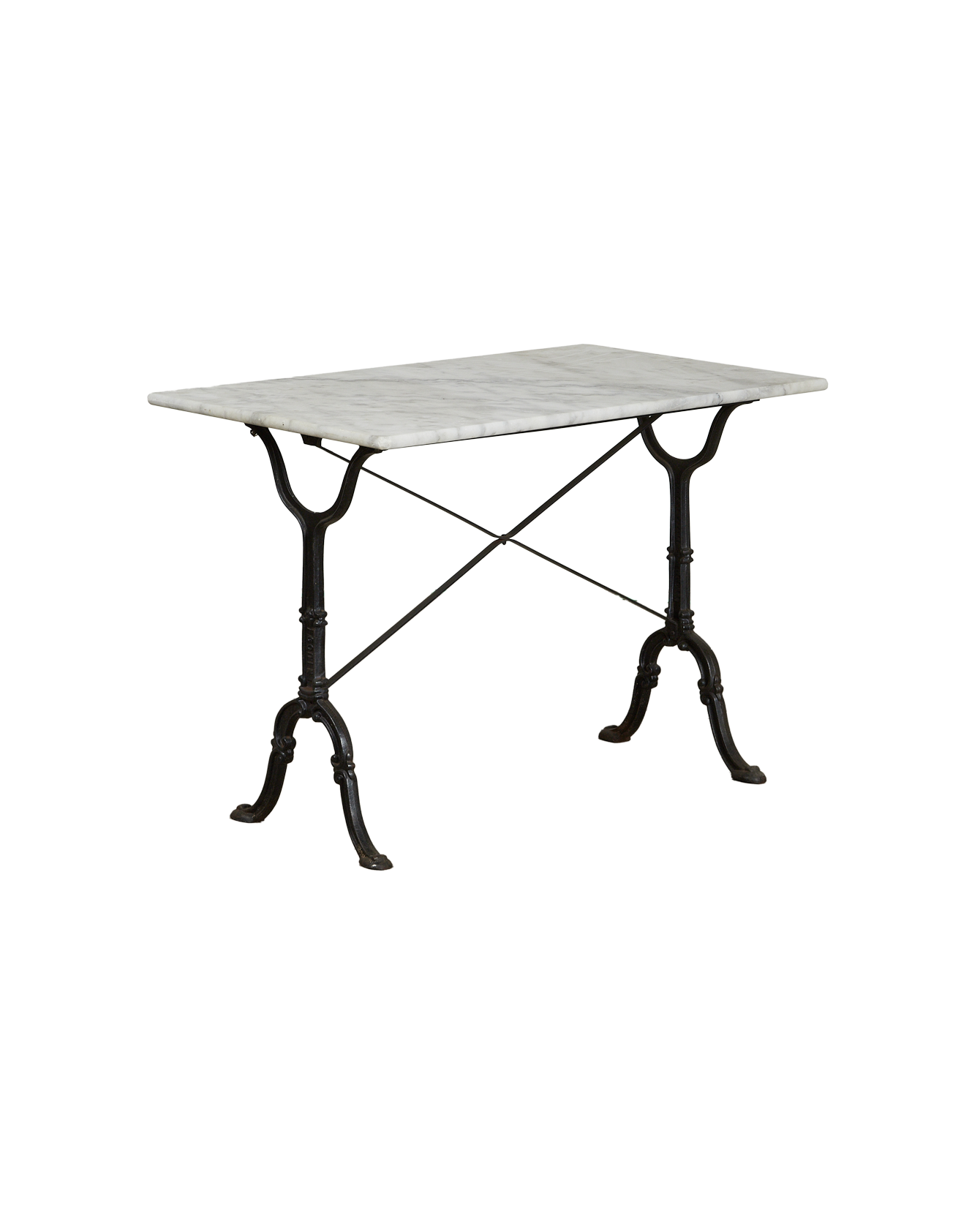 Vintage Marble Bistro Table - Rectangle from France made of Marble