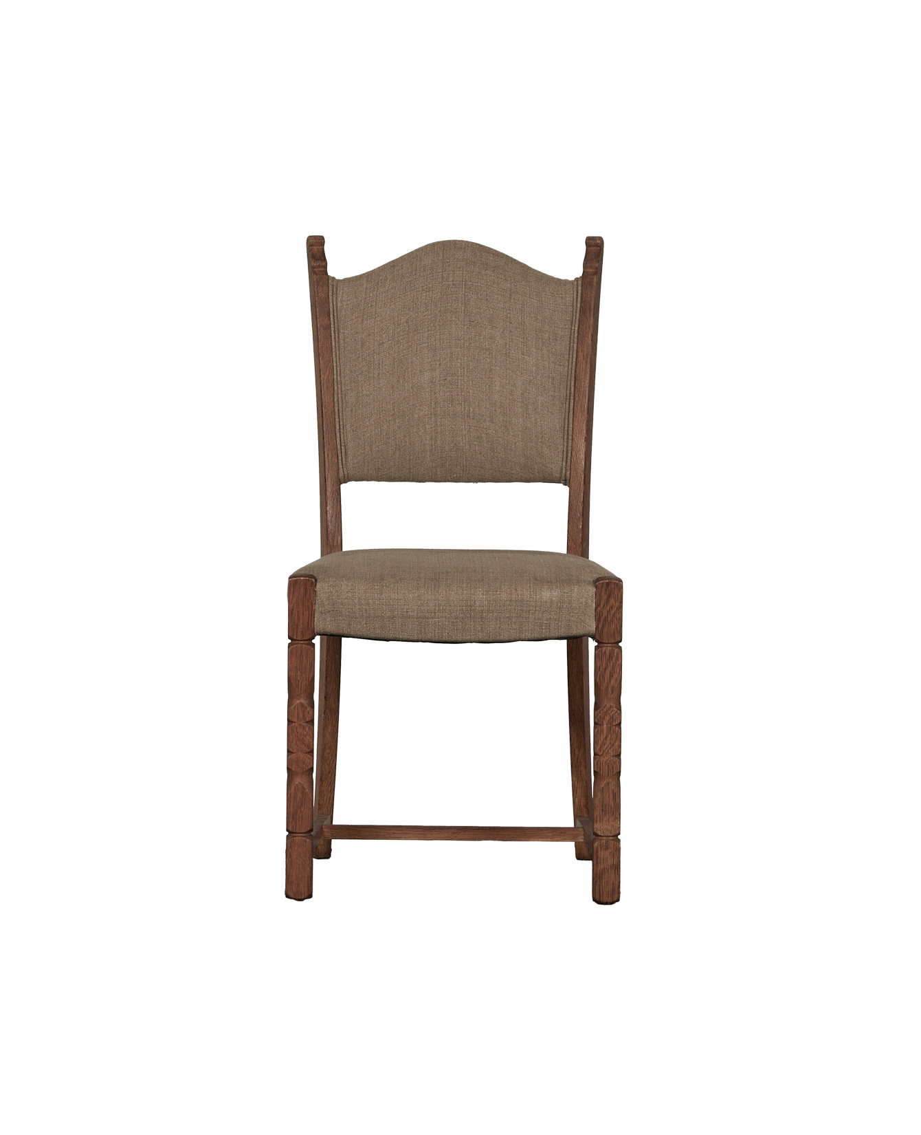 Vintage Henning Style Chair - Curved from Denmark made of Upholstery