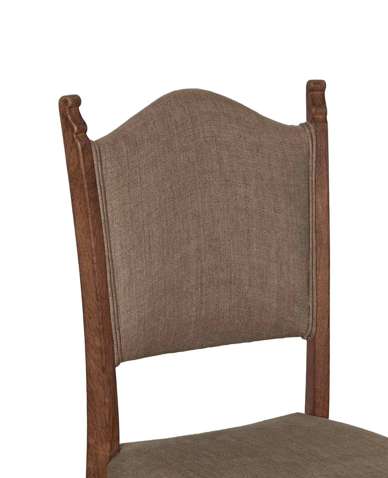 Vintage Henning Style Chair - Curved from Denmark made of Upholstery