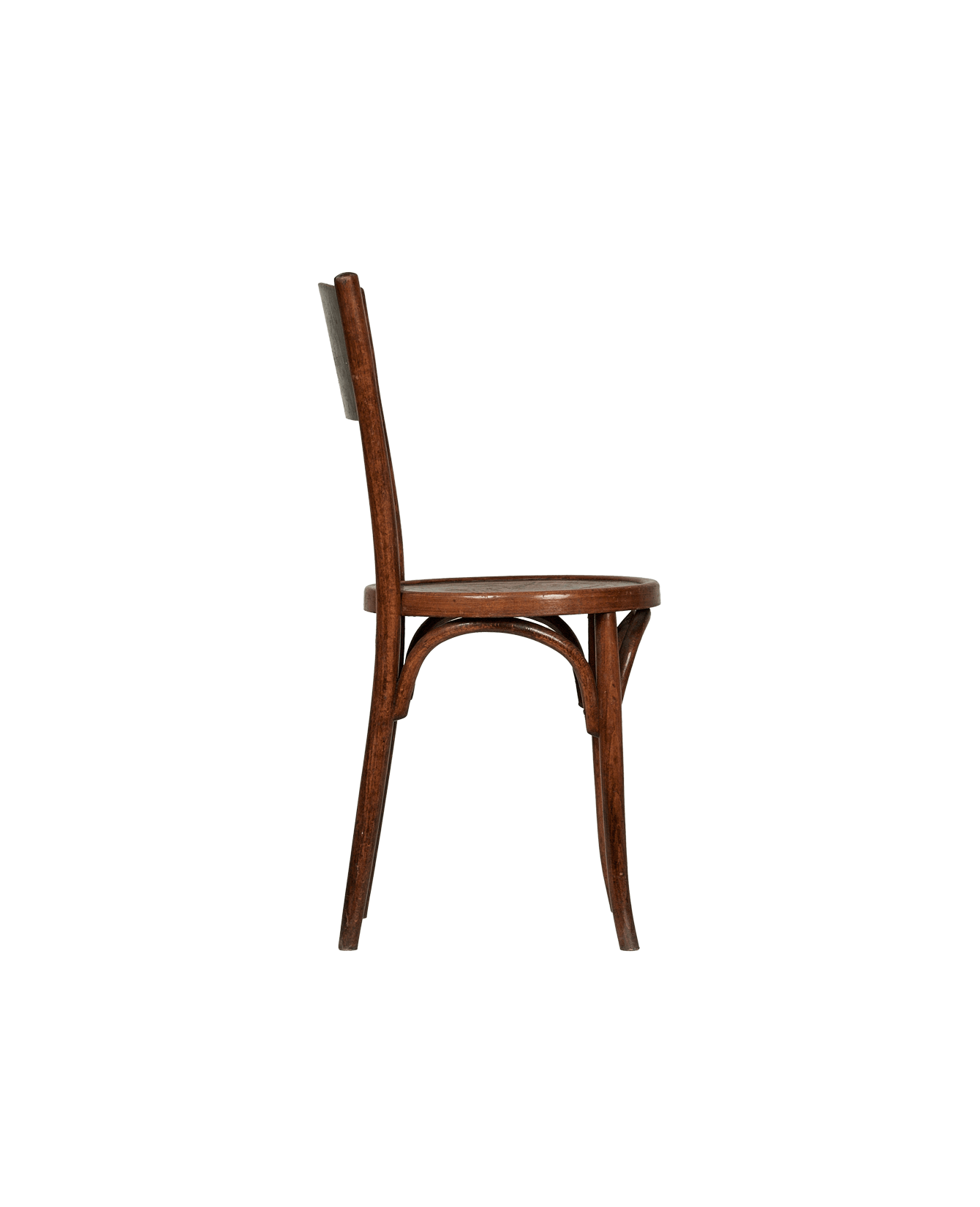 Vintage Embossed Wood Chair from France made of Wood