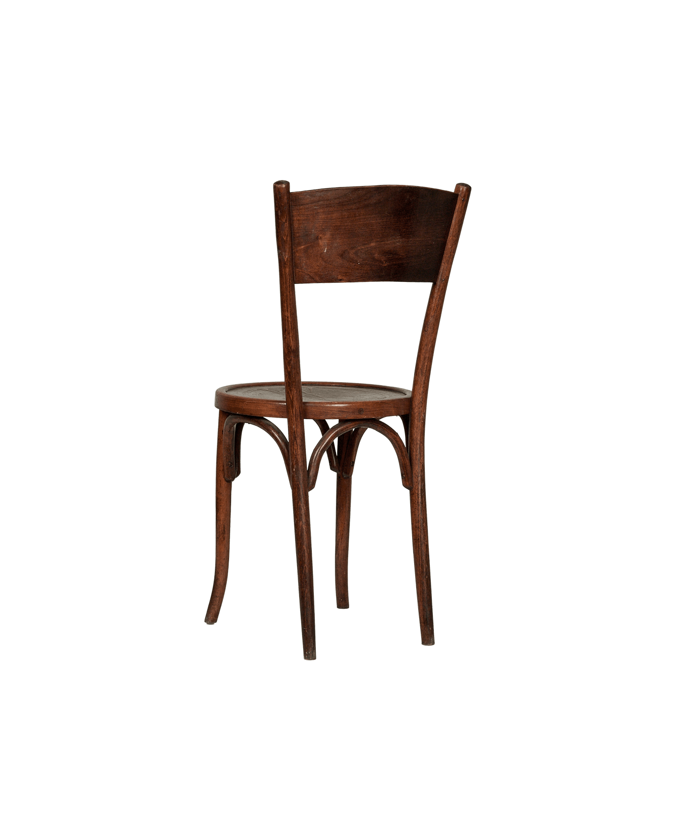 Vintage Embossed Wood Chair from France made of Wood
