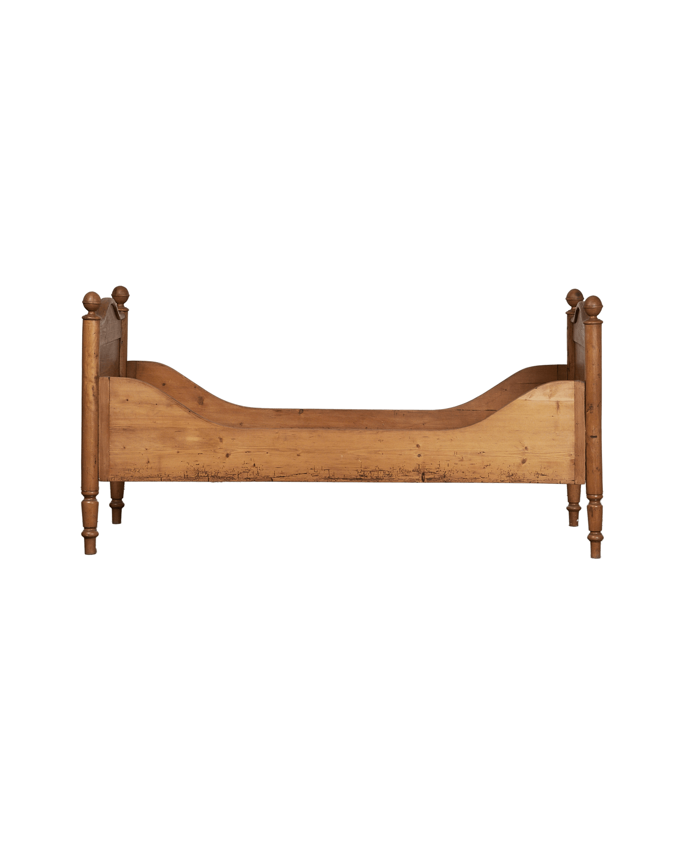 Vintage Bed Frame from France made of Wood