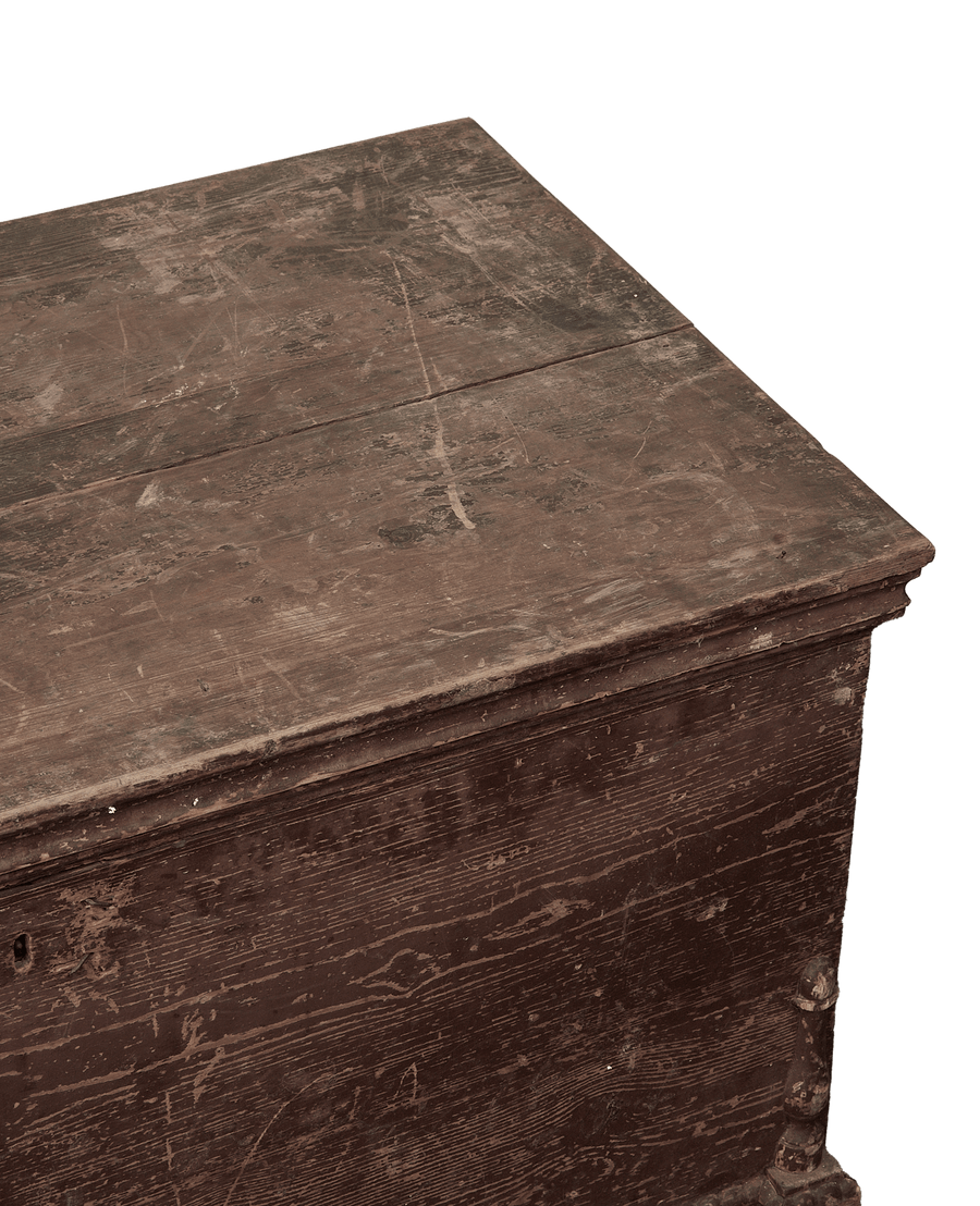 Vintage Wood Chest from Turkey made of Wood