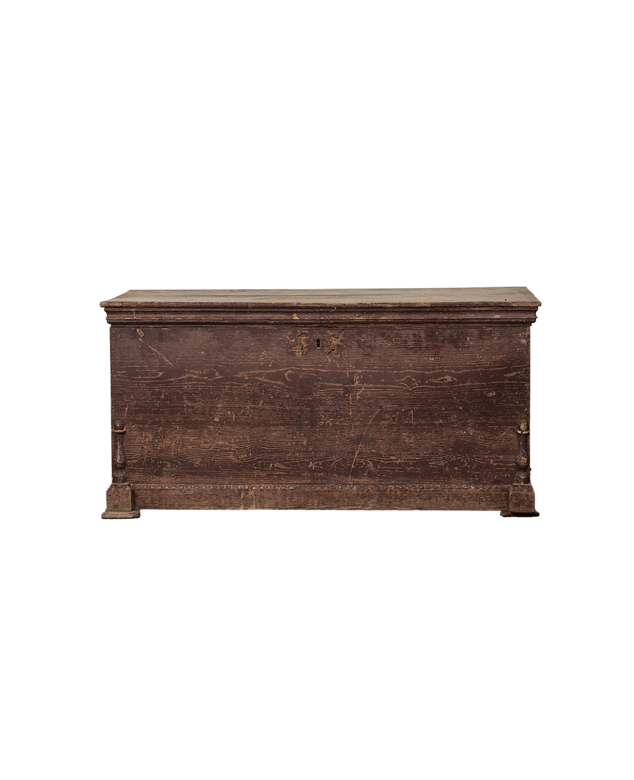 Vintage Wood Chest from Turkey made of Wood