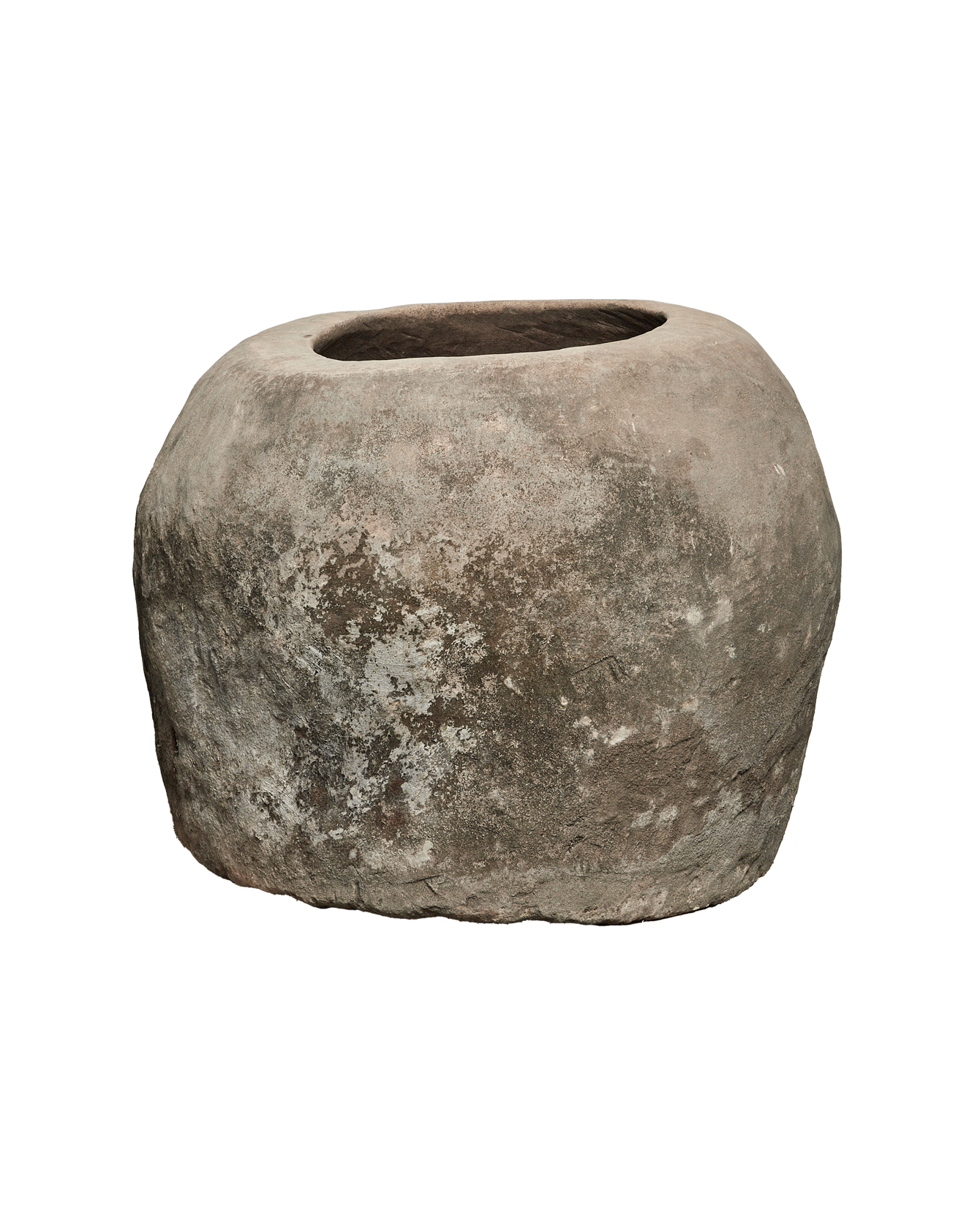 Vintage Limestone Trough - Pot from Indonesia - Planters, Fountains, & Water Features