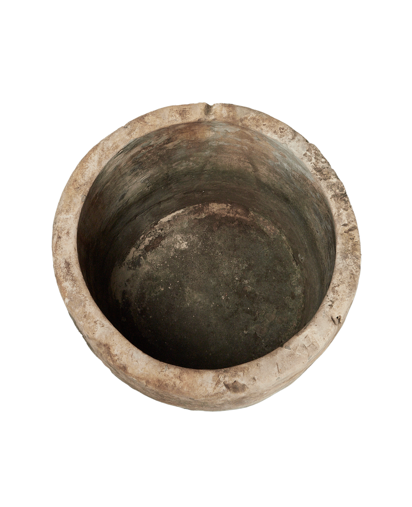 Vintage Limestone Trough - Round from Indonesia - Planters, Fountains, & Water Features