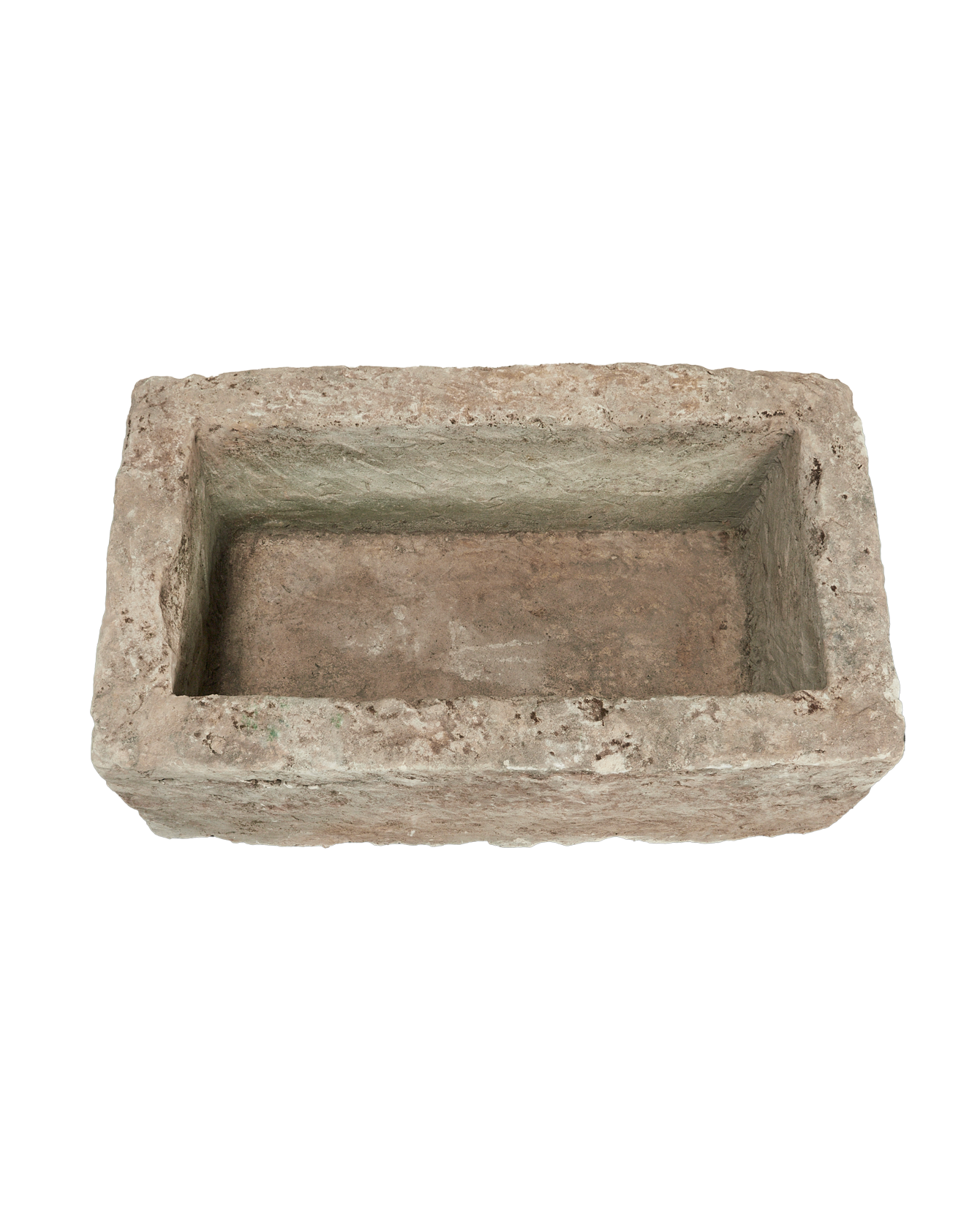 Vintage Limestone Trough - Rectangle from Indonesia - Planters, Fountains, & Water Features