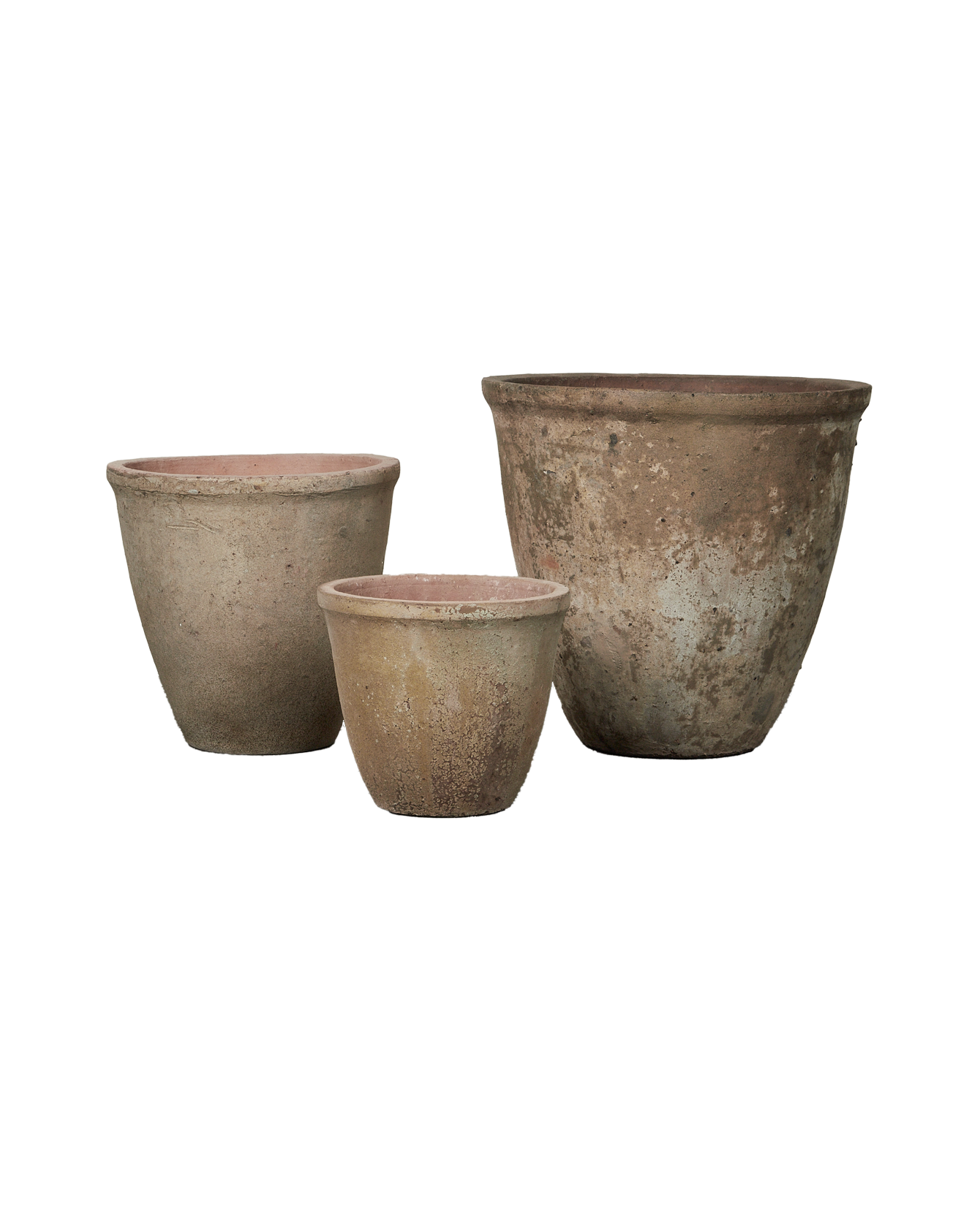 Reproduction Wide Mouth Planter from Vietnam made of Ceramic