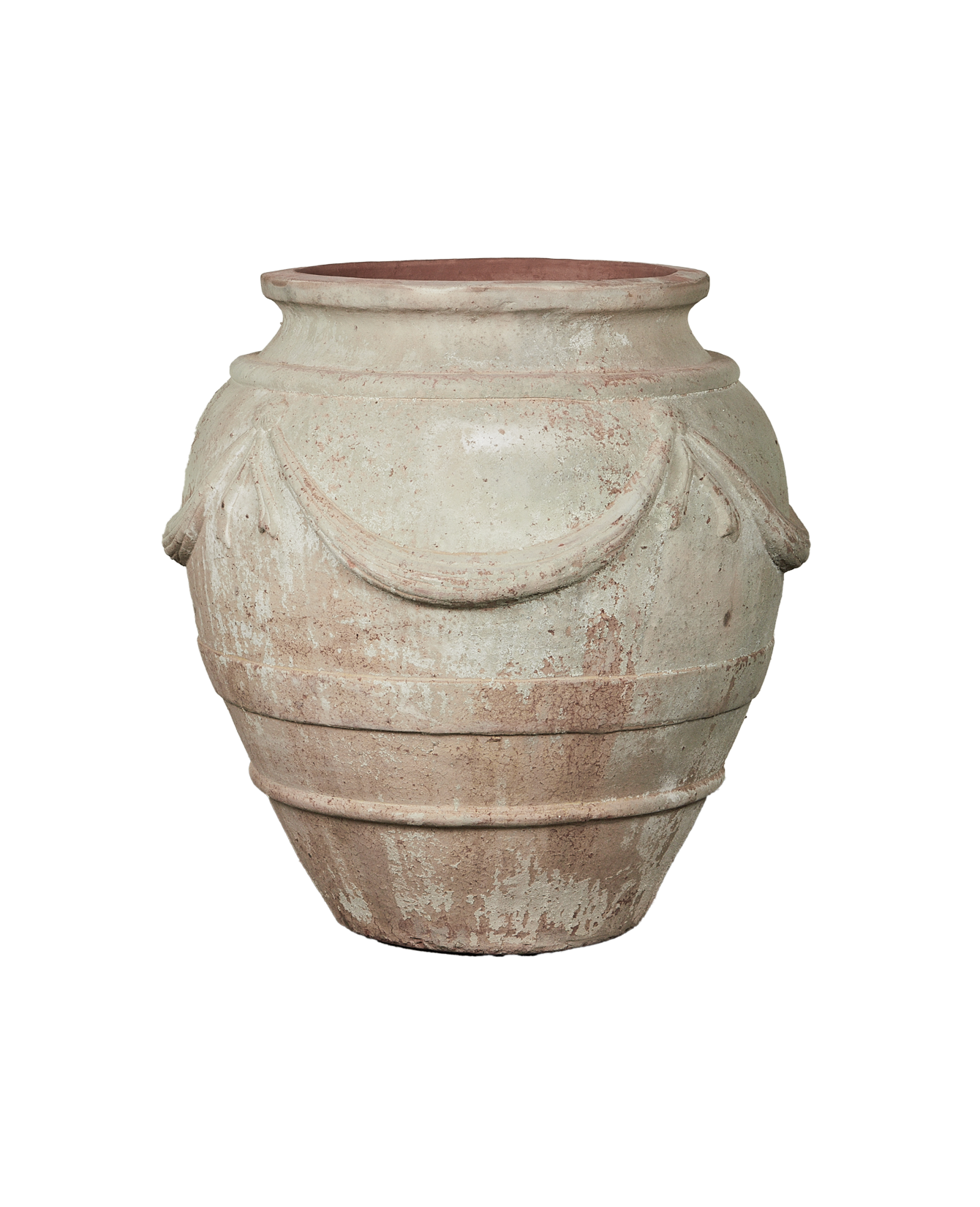 Reproduction Garland Planter from Vietnam made of Ceramic