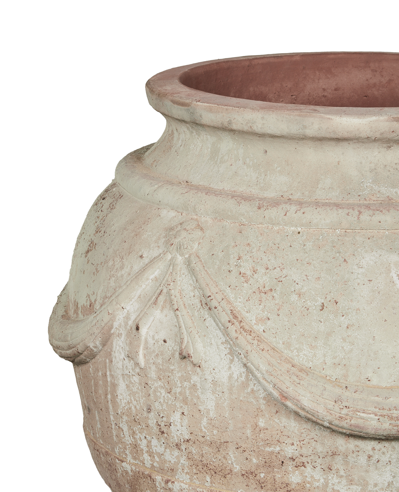 Reproduction Garland Planter from Vietnam made of Ceramic