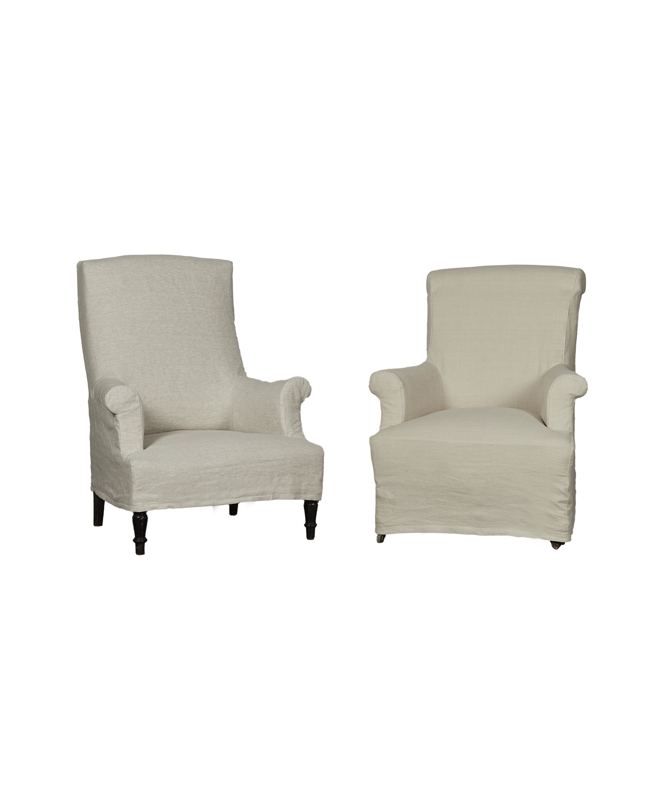 Antique Arm Chair from France made of Upholstery