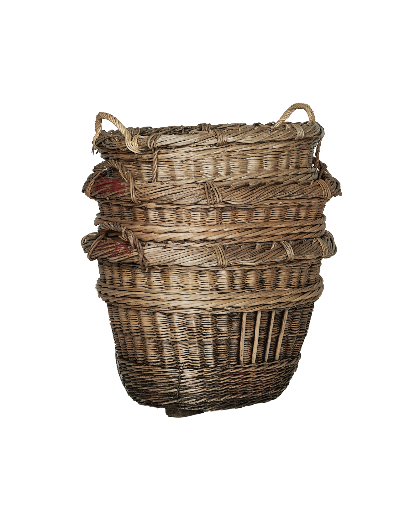 Vintage Champagne Grape Basket - Assorted from France made of Wicker
